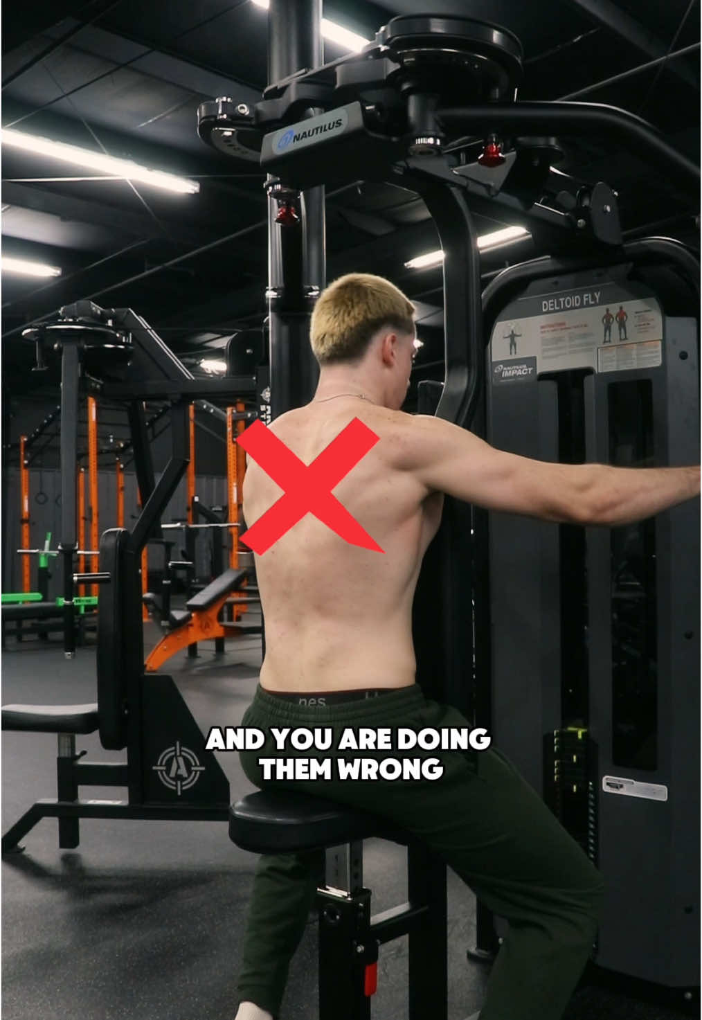 Fix this and ACTUALLY grow your rear delts… #gym #Fitness #fitnesstips #form #workout #back #reardelts 