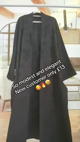 So modest and elegant, great bargain today,love it so much!!!🥰🔥🤩#abaya #dresses #muslimclothing #muslimstyle #hijab #OOTD #modestfashion #comfywear #buterflystyle #dealdrops #spotlightfinds #merrychristmas #tiktokshopholidayhaul #kaftan #outwear #spotlight #abayagirls 