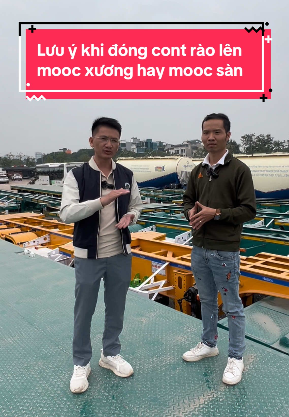 Cần lưu ý đóng cont rào gác mooc xương cổ cò, xương thẳng hay mooc sàn dao cho phù hợp. #hienromooc #vantai #banhuuduongxatiktok #logistics #sơmiromooc #moochatico #mooccoco #mooccocohatico #moocsanhatico 