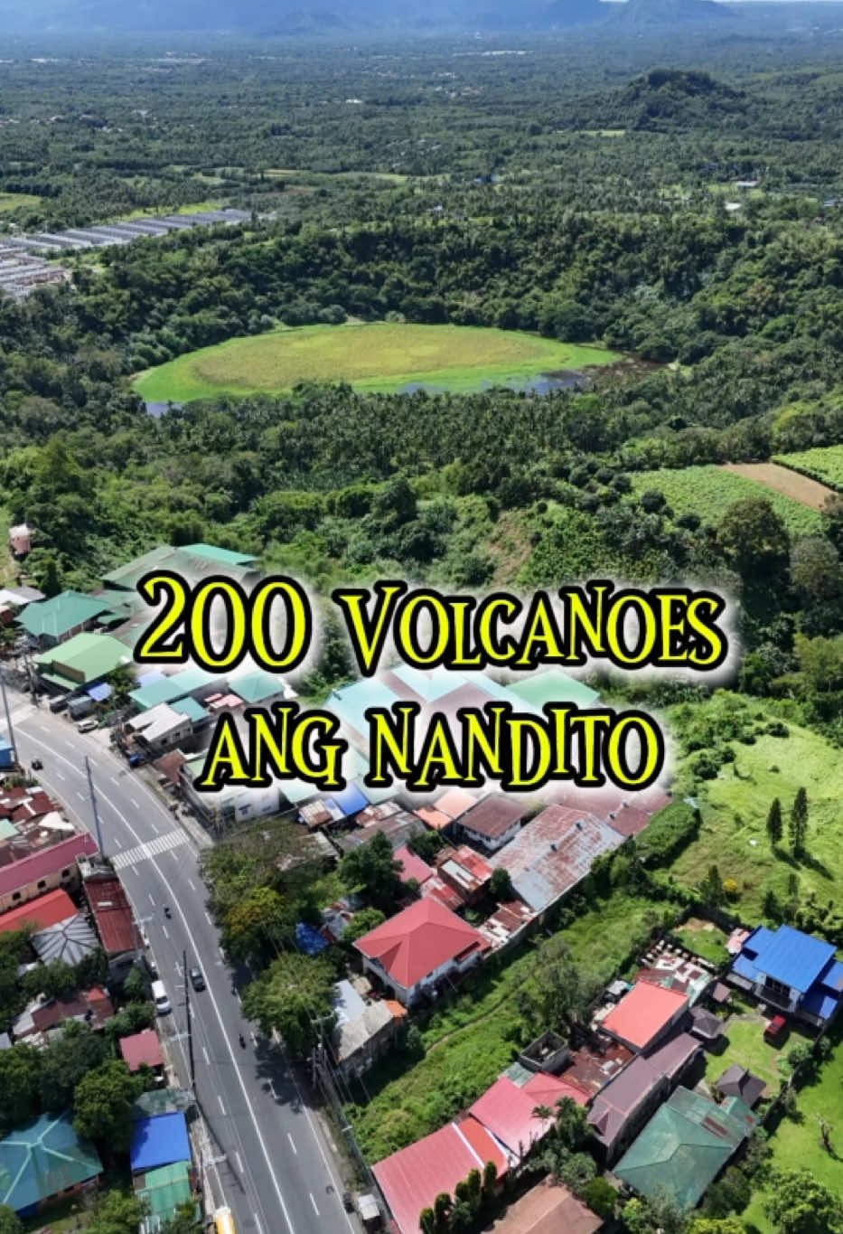 Lugar sa Laguna na may 200 mahigit na bulkan #volcano #lagunavolcanicfield #Crater  #Discovery #diskubrehinangpinas #Dji #Mini4pro #Hondacrf150l 