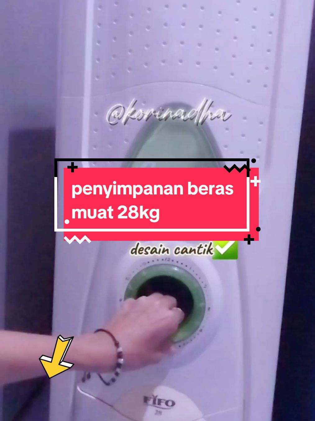 tempat penyimpanan beras muat banyak #megaguncang1212 #racuntiktok #cuantanpabatas #penyimpananberas #cosmos 