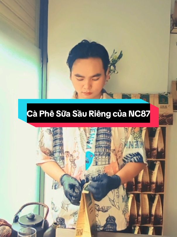 Cà phê sữa sầu riêng của NC87 ngon lắm  #xuhuong #caphe #nc87 