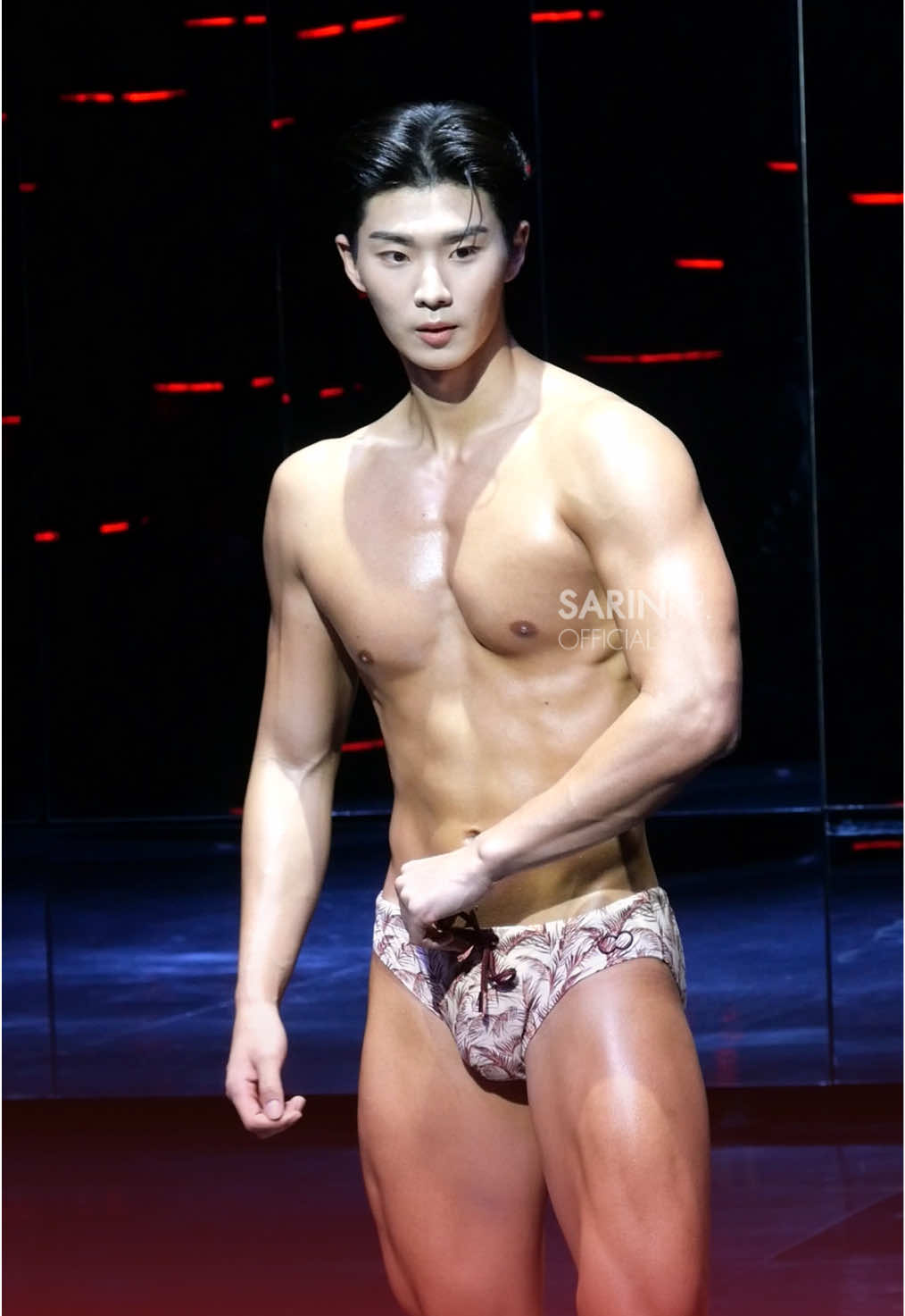 Swimsuit Competition of Mister International 2024 : Korea 🇰🇷🤍🔥✨ . #misterinternational  #misterinternational2024 #misterinternationalkorea  #sarinkp 