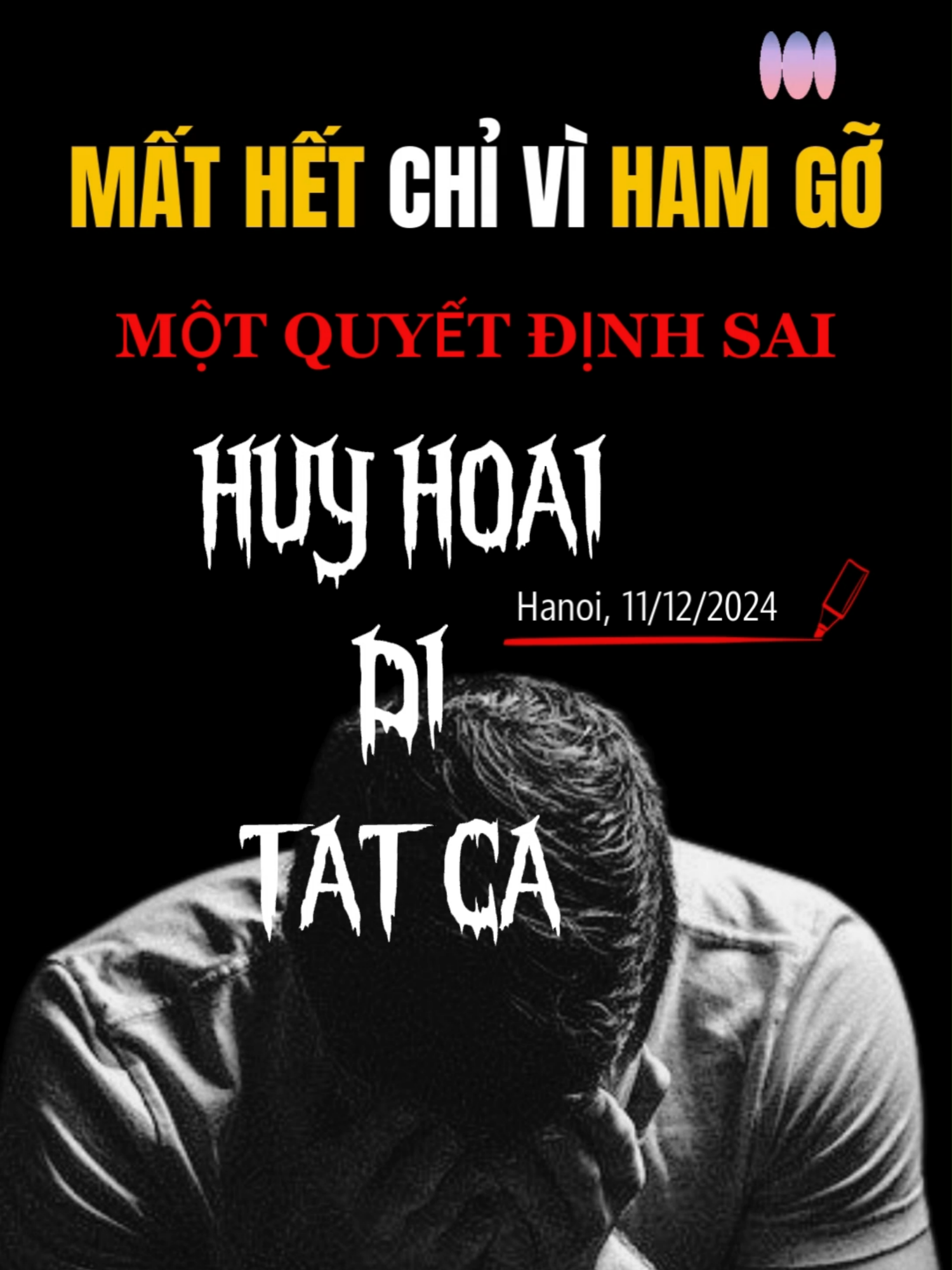 Mất hết chỉ vì ham gỡ #xuhuong #xuhuongtiktok #thinhhanh #tamsubuon #thuathanonan #nghiluccuocsong #longvuongbcr #vuonghanoi