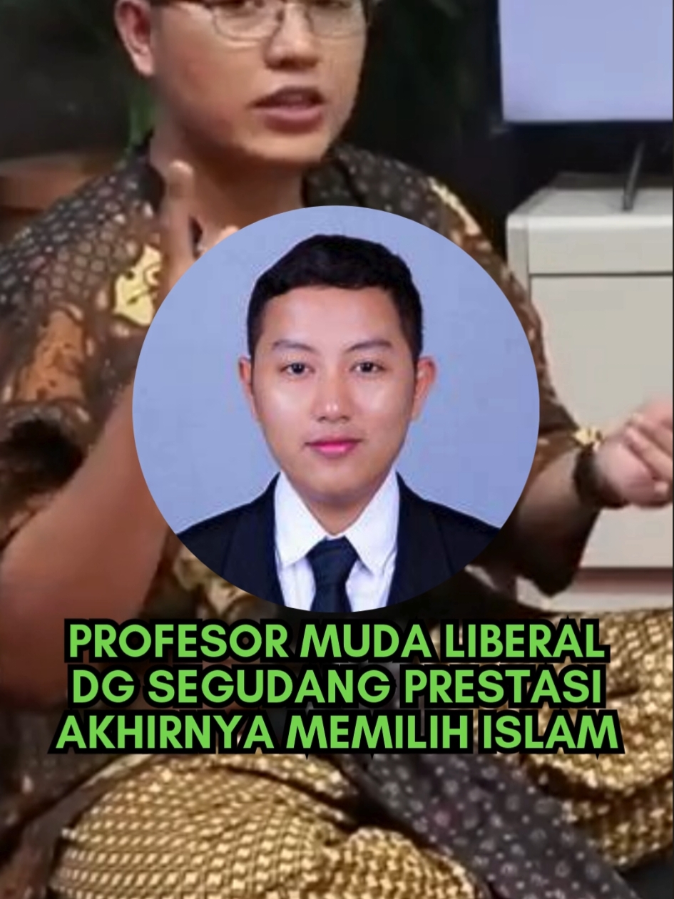 Profesor Muda Liberal Berprestasi Akhirnya Memilih Islam #mualafterbaru #mualafdunia #mualafindonesia #hijrah #converttoislam #profesor 