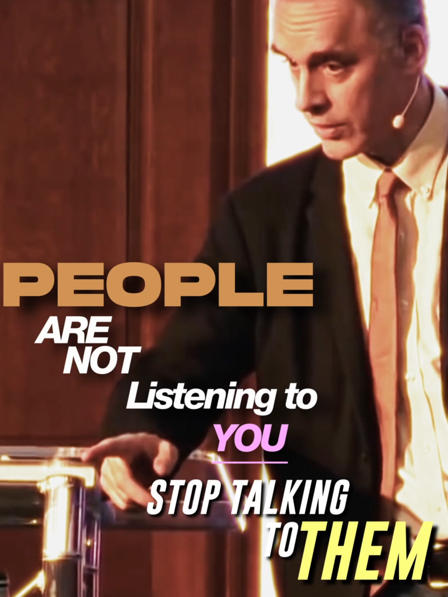 Stop talking to people who dont listen to you - jordan peterson #hopecore #motivation #jordanpeterson #success #grind #mindset