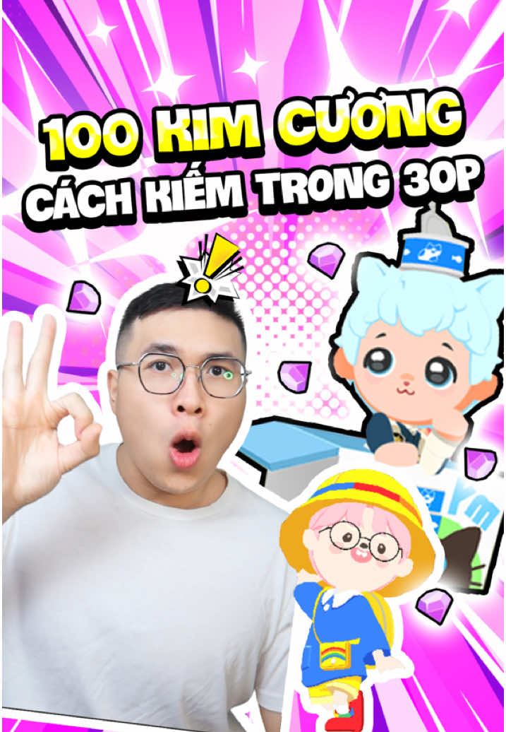 cách kiếm hơn 100 kim cương chưa đầy 30 phút trong PLAY 👌 #mantogame #GamingOnTikTok #WhatToPlay #playtogethervng #playtogether 