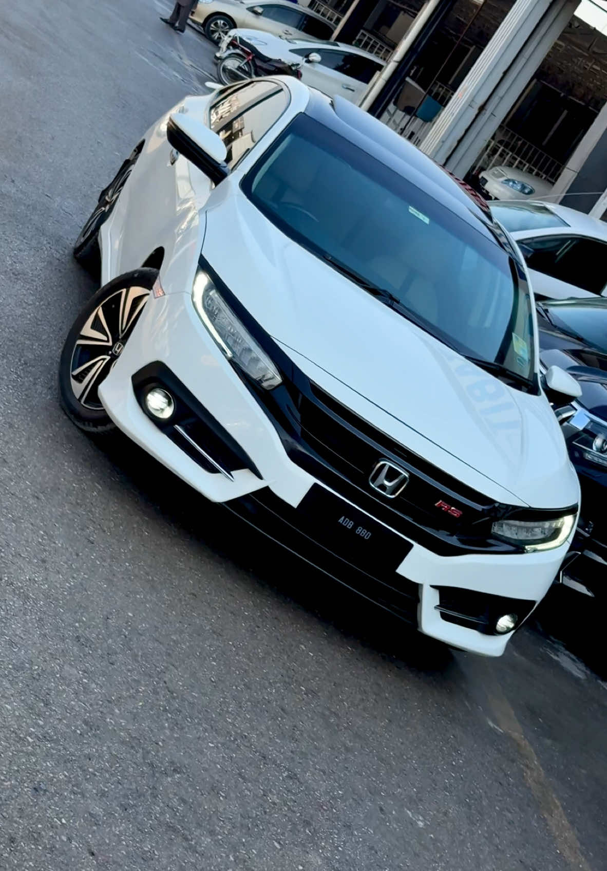 Honda Civic X Turbo 🔥 🦅 ❤️ Backup account:@Hassan Shah  Model:2016 Mileage:56K Islamabad Regd Total genuine body Max-Power Tuned Face-Lifted to 2021 model Genuine Rims lights installed ##alhamdulillah##zabitmotors##hassanshah##honda##civic##oriel##rs##turbo##white##2016##carlover##hondalover##fyp##foryou##foryoupage##viral##fypシ゚##unfrezzmyaccount##whitelove##fyp##business##peshawar##fypシ゚##loveyou##tik_tok##viral_video_tiktok##fyp##carsoftiktok##ti##viral_video##tik_tok##followeme##likeme##thankyou