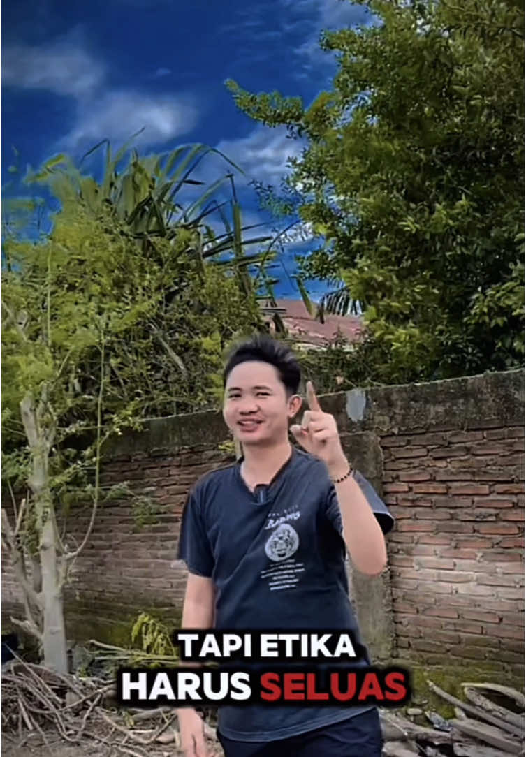 Sekolah boleh rendah tapi etika harus seluas samudra 😎🔥 #andisulkifli_ #katakata 