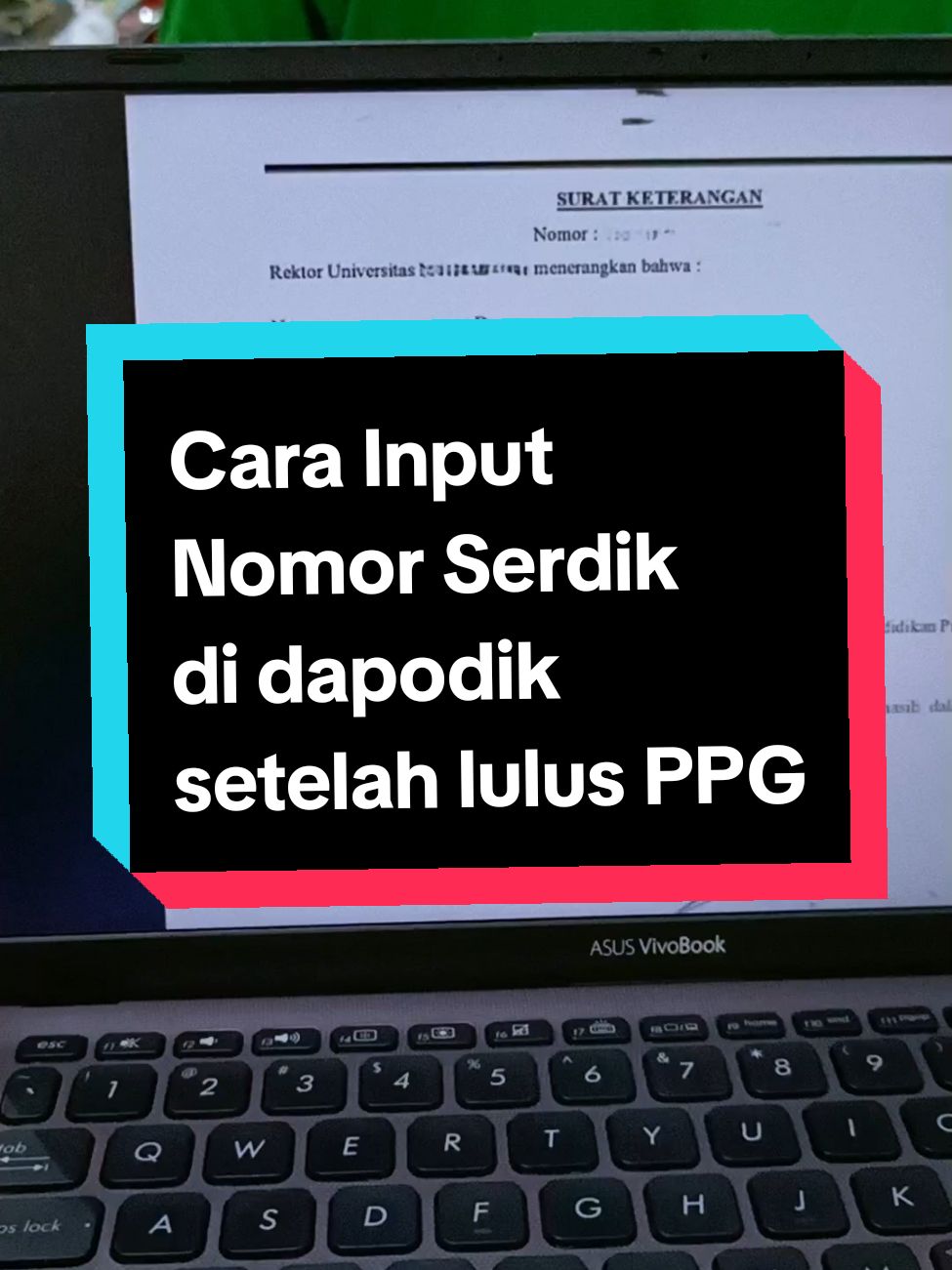 Cara menginput nomor serdik didapodik agar NRG muncul setelah lulus PPG #ppggurutertentu #ppgdaljab #ppgprajabatan #dapodik