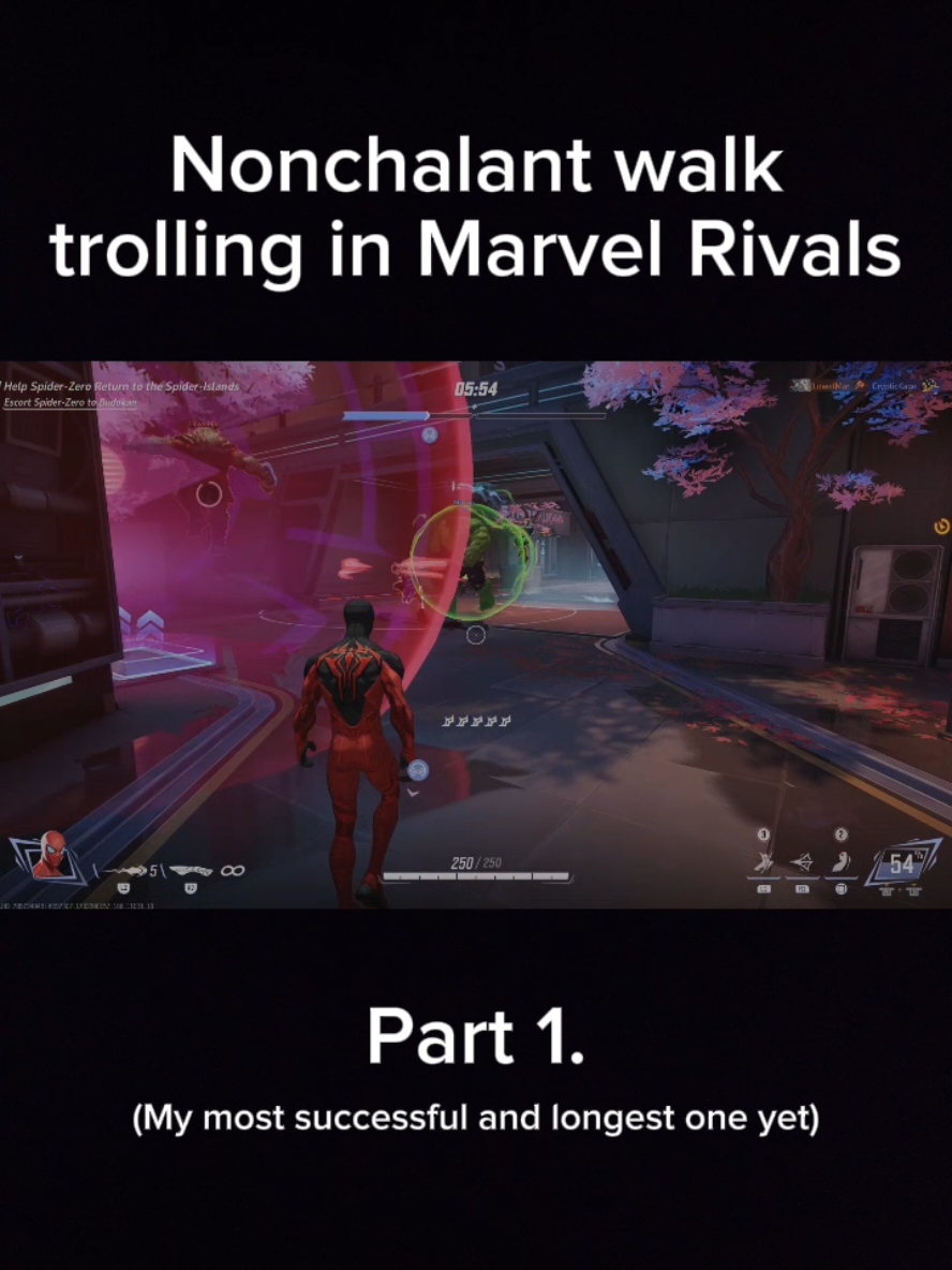 I find ts so funny, I luv this game #fypシ #marvel #spiderman #marvelrivals #gaming #troll #trolling #nonchalant 