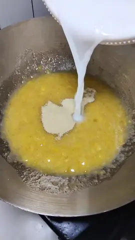 #cemilan puding campur pisang 🍌#fypppp 