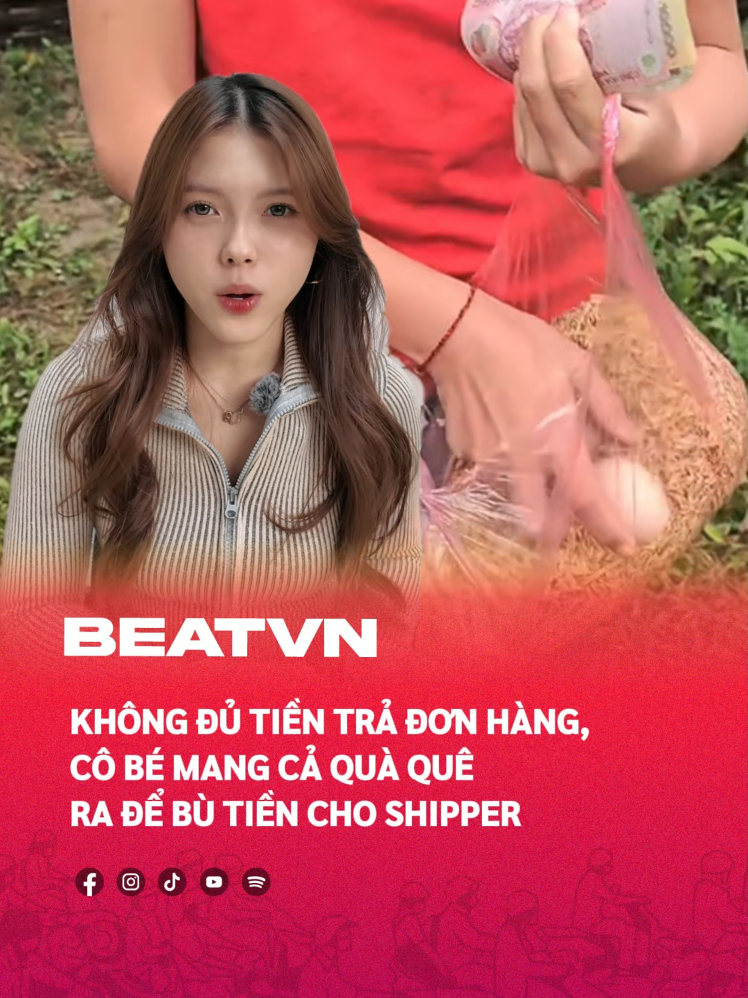 Không đủ trả tiền shipper, cô bé mang trứng ra để bù tiền ship #beatvn #beatnetwork #beatoflife