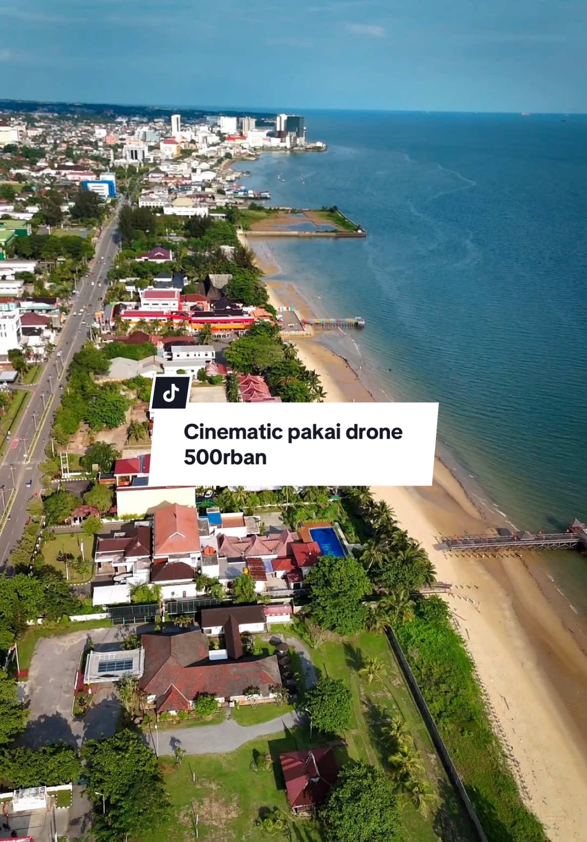 Cinematic pakai drone 500rban ternyata keren jga ya 🤔 #balikpapan #wisatabalikpapan #drone #cinematic #wisatakaltim 