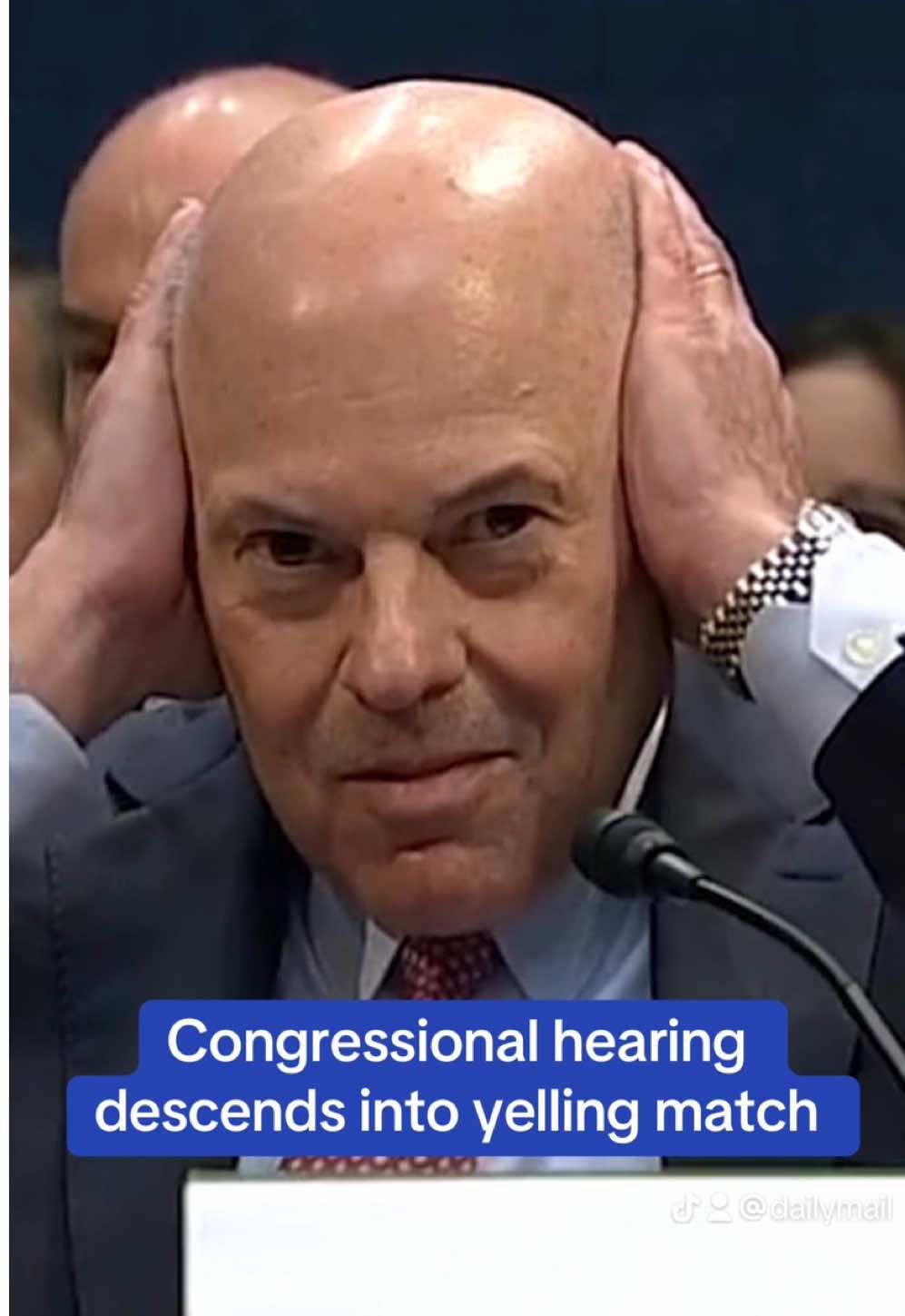 Postmaster General Louis DeJoy covered his ears during a yelling match with Georgia Republican Rep. Rich McCormick at a congressional hearing.  DeJoy had been brought before Congress to testify on the agency's performance and modernization efforts. Read more on DailyMail.com 🎥C-SPAN #congress #politics #Usa #Republican #news 