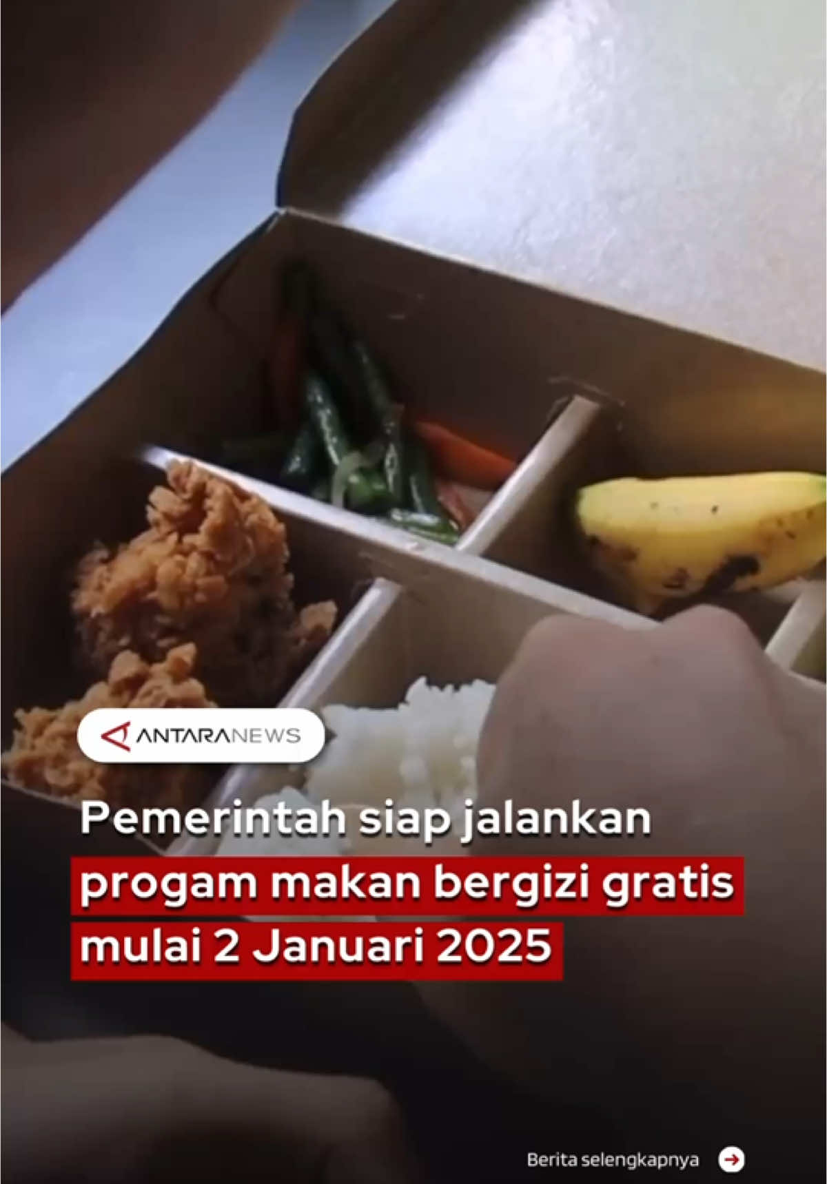 Pemerintah siap jalankan progam makan bergizi gratis mulai 2 Januari 2025 #pemerintah #programprioritas #makansianggratis #presidenprabowo #prabowosubianto #tiktokberita #fyp #longervideos 