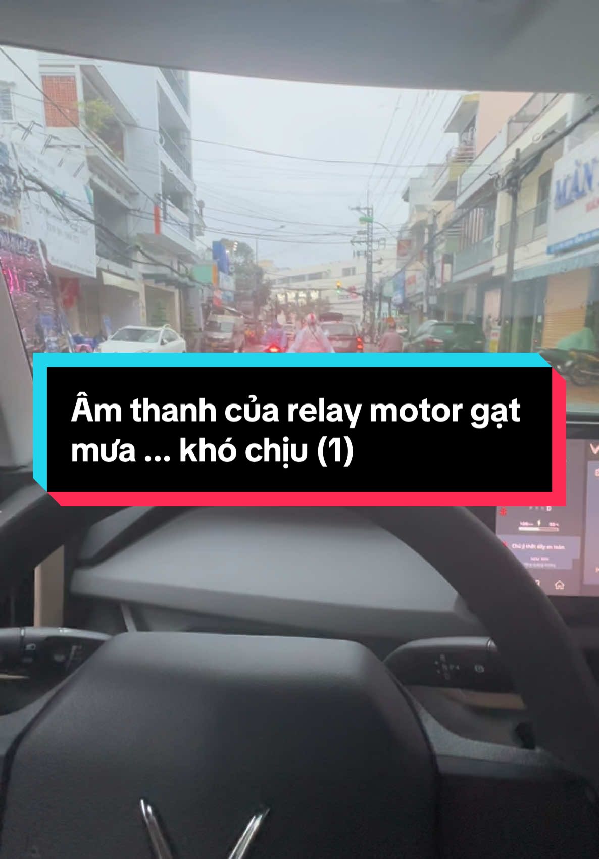Vào những ngày mưa nhỏ , tiếng cạch cạch của relay motor gạt mưa gây khó chịu ( 1 ) #vf3 . 