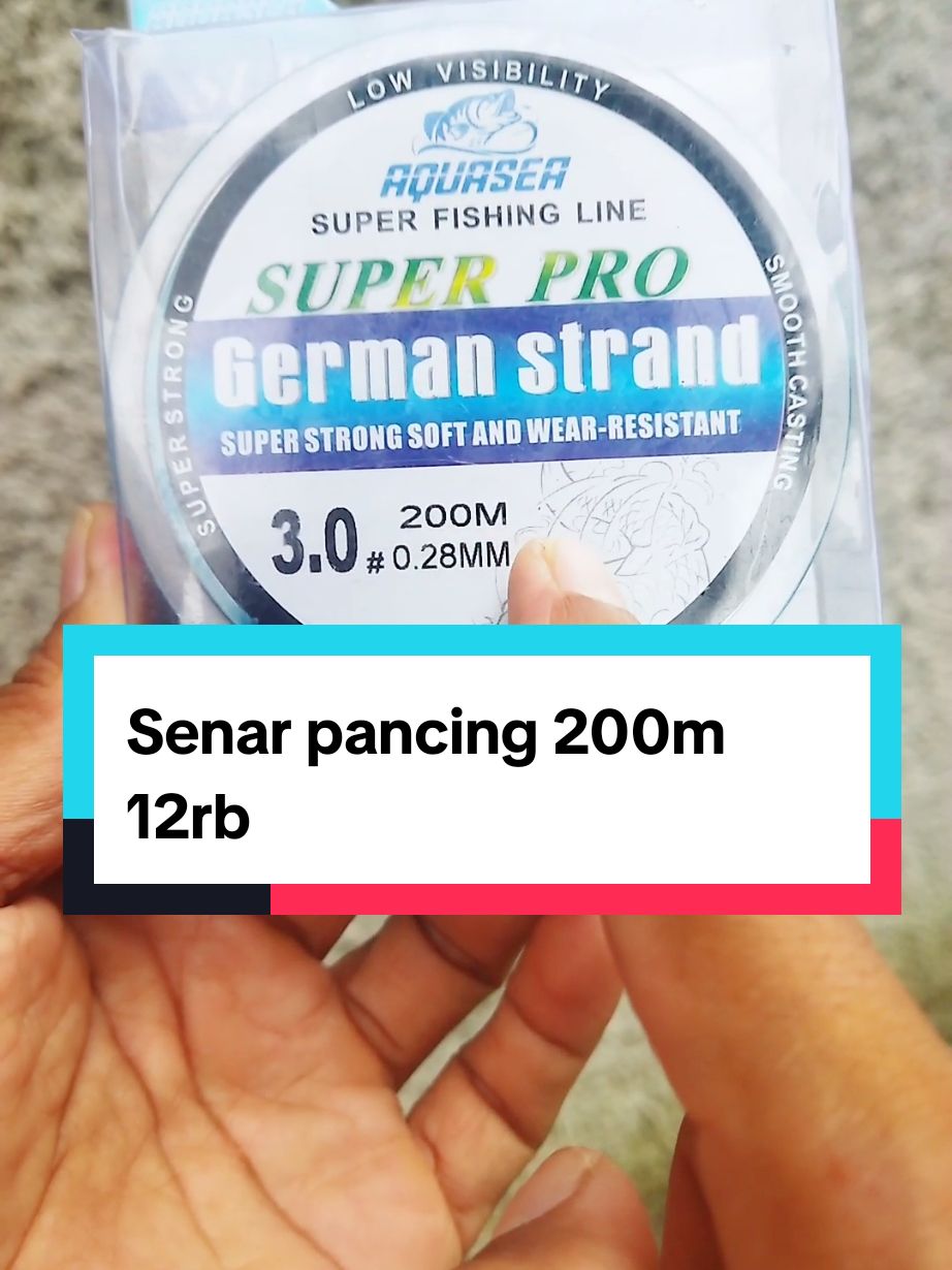 Promo senar pancing jerman panjang 200m #senarpancing #talipancing #senarpancingkuat #senarpancingmurah #fishing #fyp #pancing #fypシ゚ #mancing #mancingikan #mancingmania #mancingmaniamantap #fyppppppppppppppppppppppp 