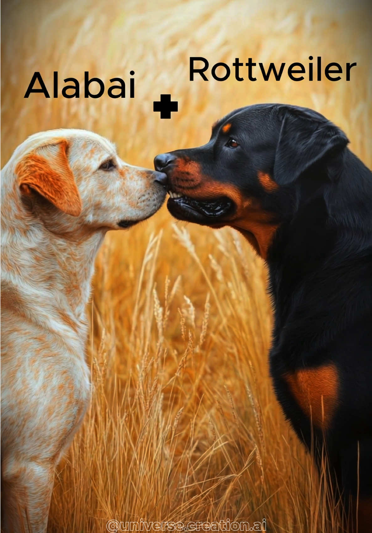 Dog Fusion #alabai #rottweiler #rotabai #fusion #hybrid 