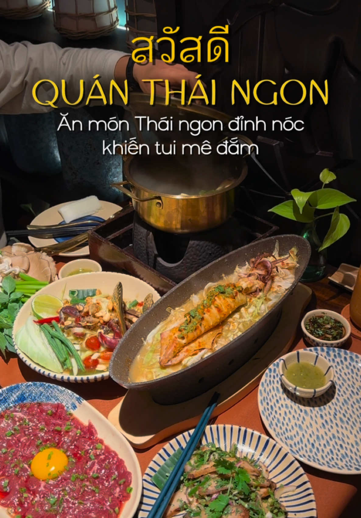 Đang nhớ Thái Lan thì đến đây aqn xong thấy đỡ nhớ được 1 tí 🥹 món Thái làm ngon chuẩn chỉnh ăn đã thật sự 💕 #dicungluoi#diadiemanuongsaigon#diadiemanuong#reviewanuongsaigon#diadiemanuongsaigon#anngonmoingay#anngoncungtiktok#quanthai#monthai 