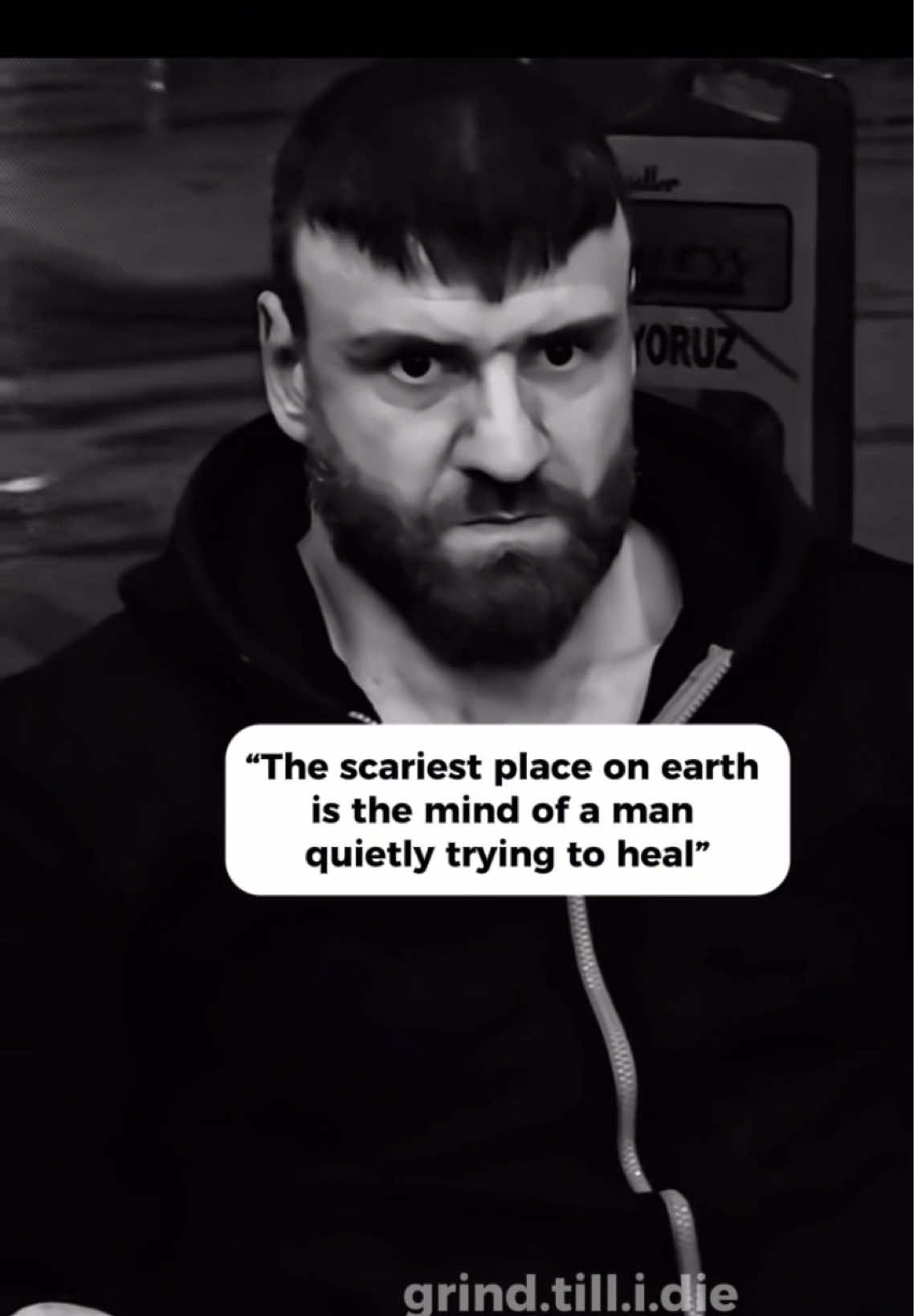 “The scariest place on earth is the mind of a man quietly trying to heal” 🖤#matrix #motivation #emotion #realtalk #success #sad 