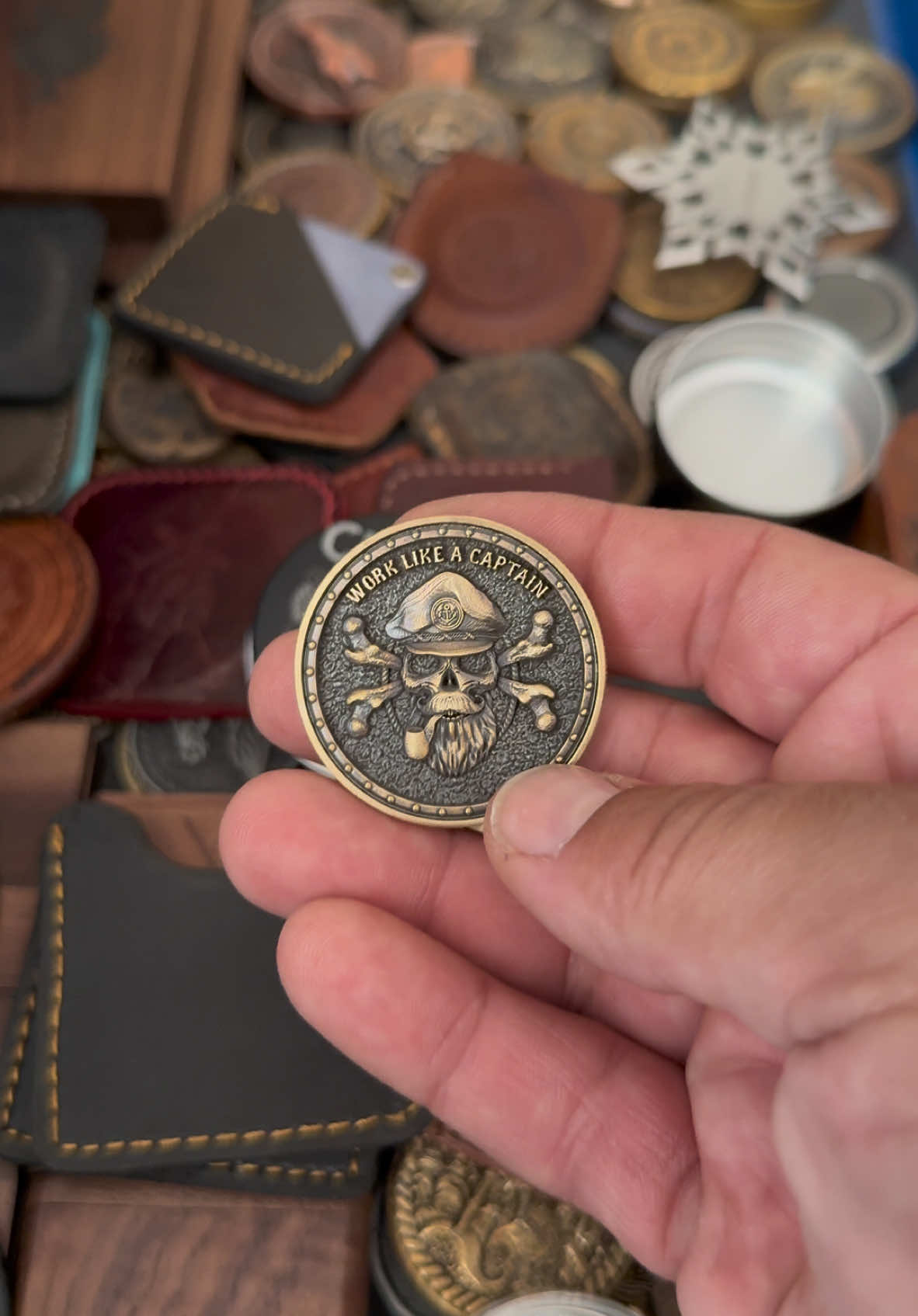 Play like a pirate, work like a captian. How good is this coin from @Limitlessengraver check it out! #coins #challengecoins #fyp #fypage #pirate #piratetreasure 