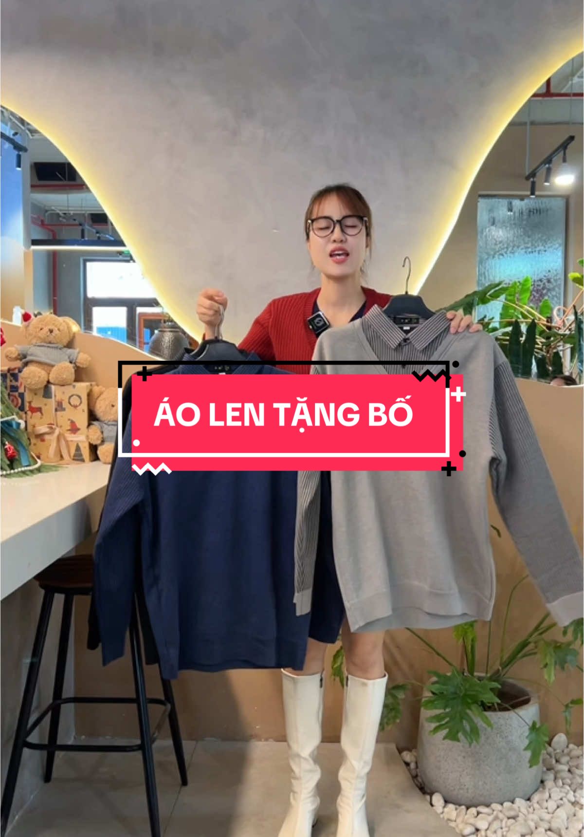 Áo len tặng bố chỉ có hơn 200 cành #sonnetgroup #hienthuday #aolentangbo #aolennam #monquaynghia 