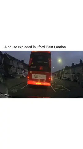 HOUSE EXPLOSION  Two people taken to hospital after Ilford house wrecked by explosion and fire