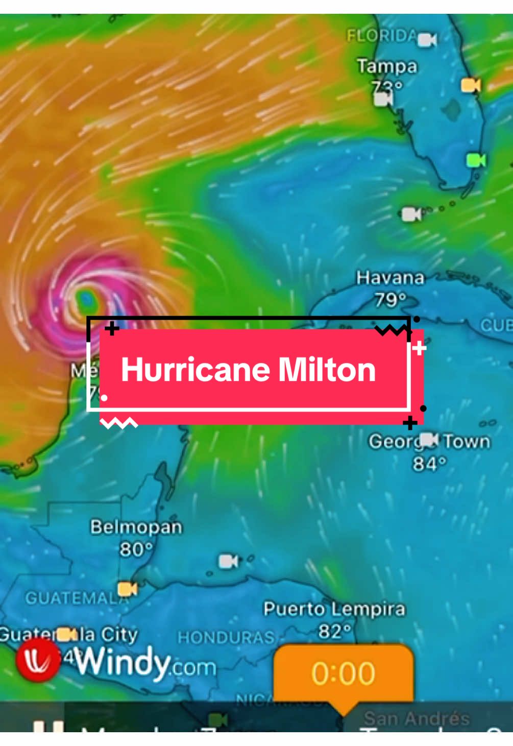 Hurricane Milton 2024 #hurricanemilton #milton #orlando #florida #usa🇺🇸 #2024 #vacation #family #survived #fyp 