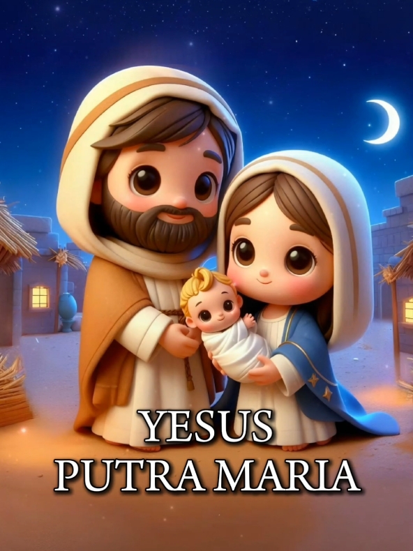 ♥ Di Betlehem tlah lahir, Juru S'lamat manusia, Dialah Raja Damai... 🎶 Yesus Putra Maria - Herlin Pirena & Nikita #yesusputramaria #lagunatal #christmassong #Godisgreat #lagurohani #bersyukurlahselalu #saatteduh #fyp #animasi #kartun #bingimagecreator #AI #CapCut 