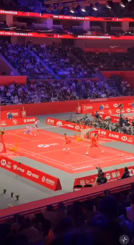 11122014. BWF world tour finals 2024 Hangzhou. POV penonton rally edan 15 16 😱 #jiangzhenbang #weiyaxin #zhengsiwei #huangyaqiong #badminton #wtf2024 #worldtourfinals2024 #BWFWorldTourFinals2024 