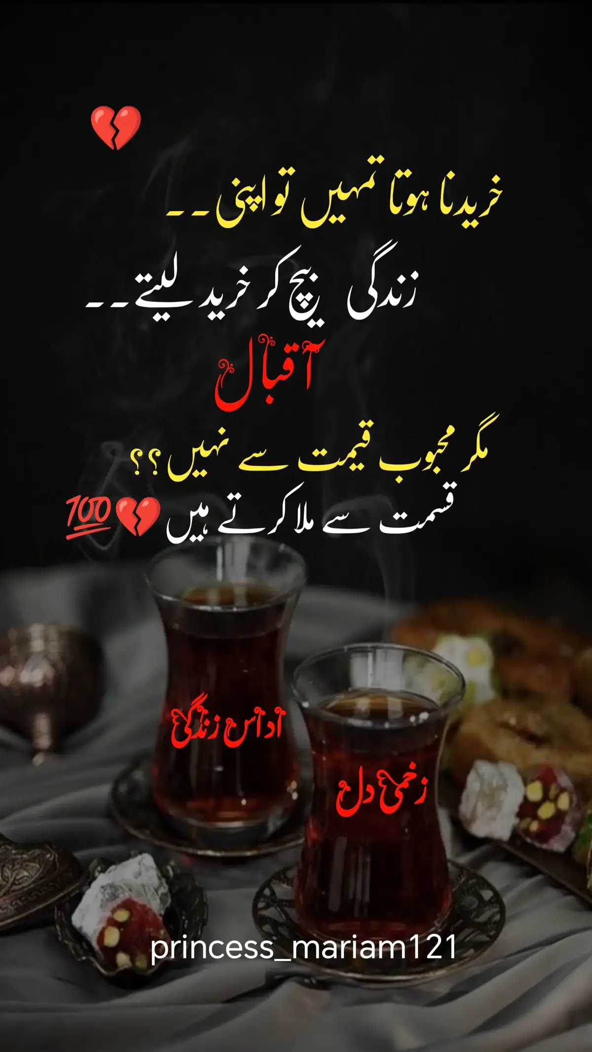 #urdupoetry #sadpoetry #foryou #unfrezzmyaccount #views #viral #grow #tiktok #fyp #foryoupage #acount #deeplines #illu #❤️❤️❤️ #princess_mariam121 