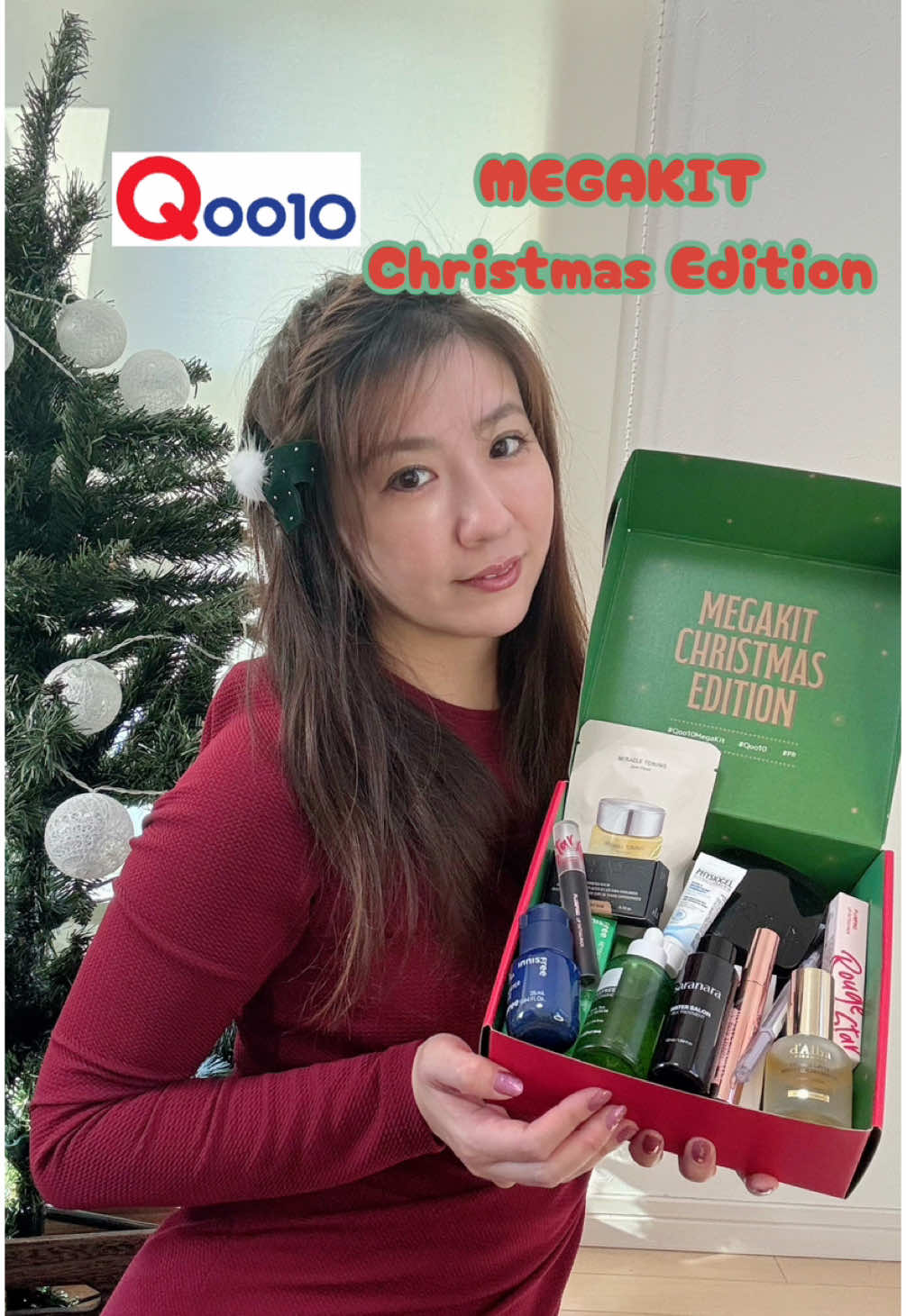 🎄🎁Qoo10 MEGA KIT Christmas Edition 年末大決算セールで買うべき 韓国コスメ12選✨☺️ 💚BRAYE：センティドバーム・ホワイトラム 　→パケからかわいい練り香水 ❤️MAXCLINIC：リップタトゥ 　→塗って剥がすと色付くタトゥータイプ 💚d'Alba：ダブルレイヤー リバイタライジングセラム 　→オイル×セラムでWツヤ保湿 ❤️INNISFREE：レチノールPDRNアドバンスドセラム 　→シワにレチノール、ハリにPDRNで同時ケア 💚TFIT：レイヤリングフィットグロークッシ ヨンEX ❤️WellDerma：シカトリートメントリペア アンプルセラム 💚THE FACE SHOP：アイライズスリムブ ロウ ❤️LANEIGE：バウンシースリーピングマスク 💚RUBAN BLANC：エターナルアイラッシュ ❤️saranara：ウォーターサロンシルクトリートメント 💚PHYSIOGEL：リジェネラティブ クリーム ❤️OHUI：ミラクルトーニンググロークリーム 年末大決算セール ⏰12/9（月）〜12/15（日）迄 今年最後のセールお見逃しなく😘 @Qoo10公式  #Qoo10 #Qoo10アンバサダー #Qoo10Megakit #PR