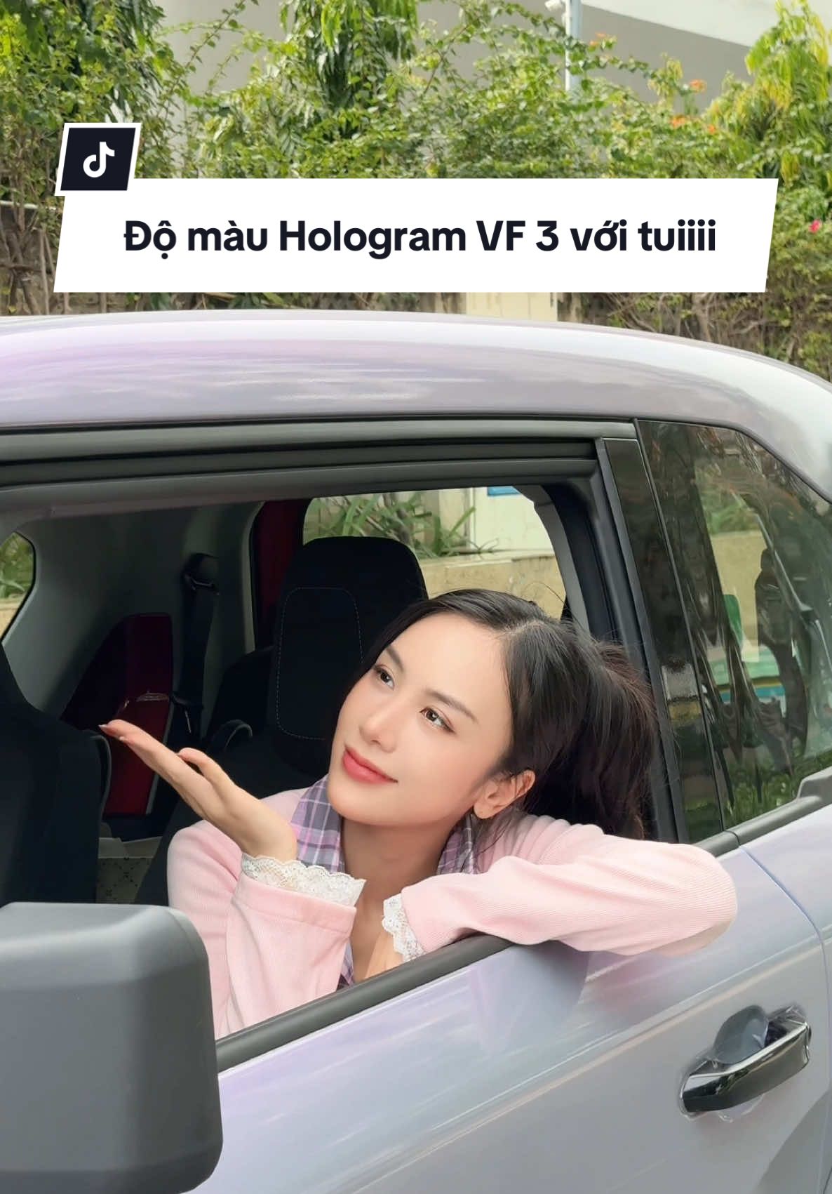 Đừng nói là bạn không xiêu lòng trước sự xinh ngoan yêu của chiếc VF 3 Hologram này nha 💖 #VinFast #VinFastVN #VF3 #SangTaoChatRieng