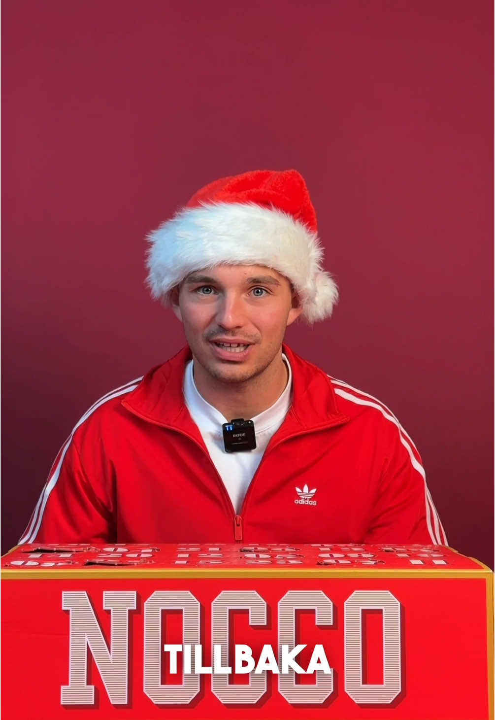 LUCKA 11!🎅🏼 Kommentera vad ni tror det döljer sig i LUCKA 12!👀❤️ @Taib Sisic #nocco #energydrink 