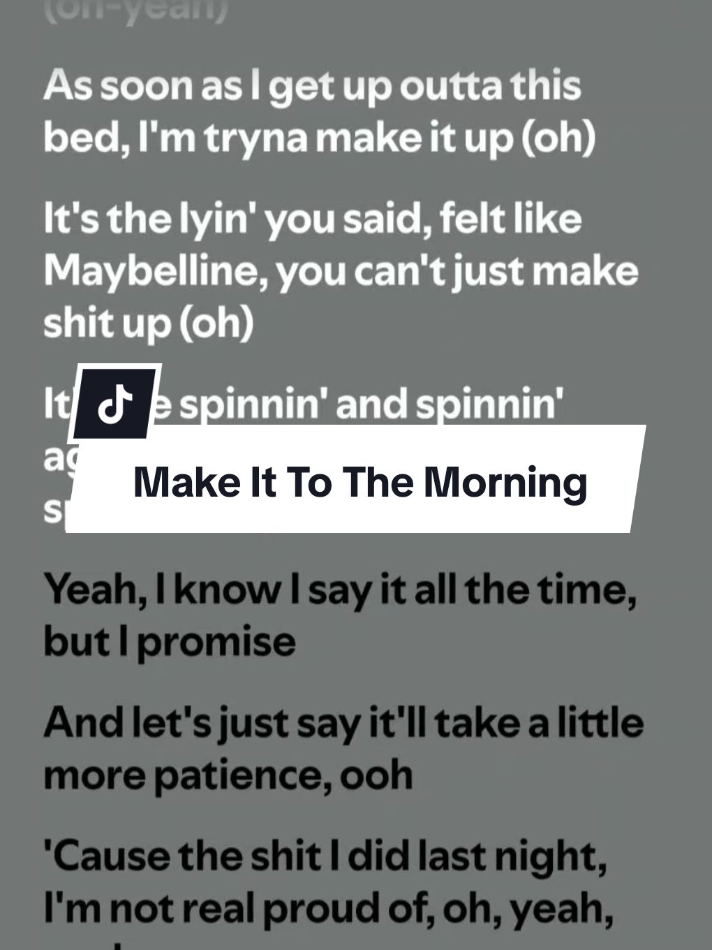 PARTYNEXTDOOR - Make It To The Morning (Lyrics) #musicprospect #lyrics #fyp #fypage #fyppppppppppppppppppppppp #spotify #partynextdoor #makeittothemorning 