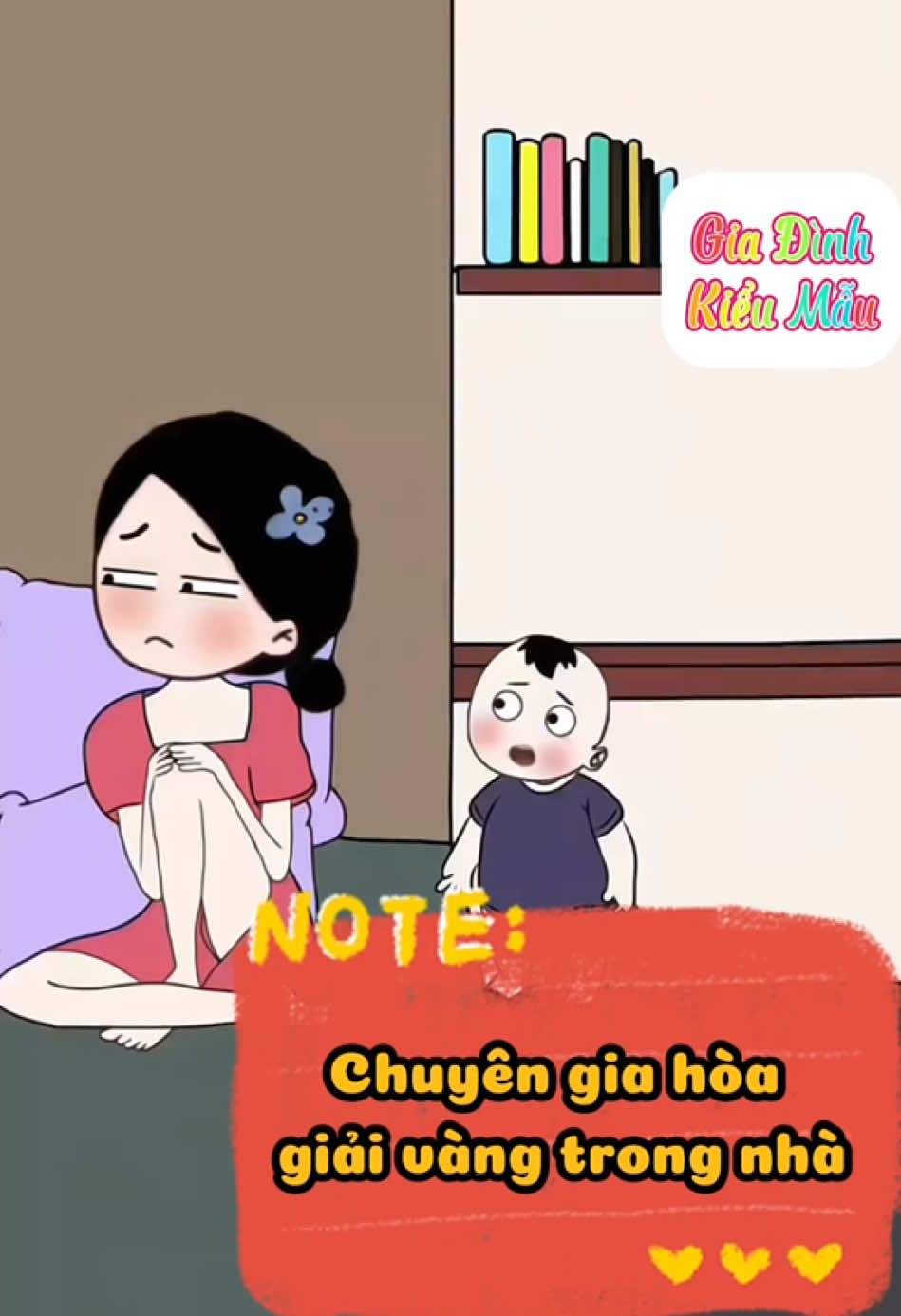 Chuyên gia hòa giải vàng trong nhà! #xuhuong #tiktokviral #giadinhvuinhon #giadinhhanhphuc #vochong #concai #giadinhhaihuoc #haihuoc 