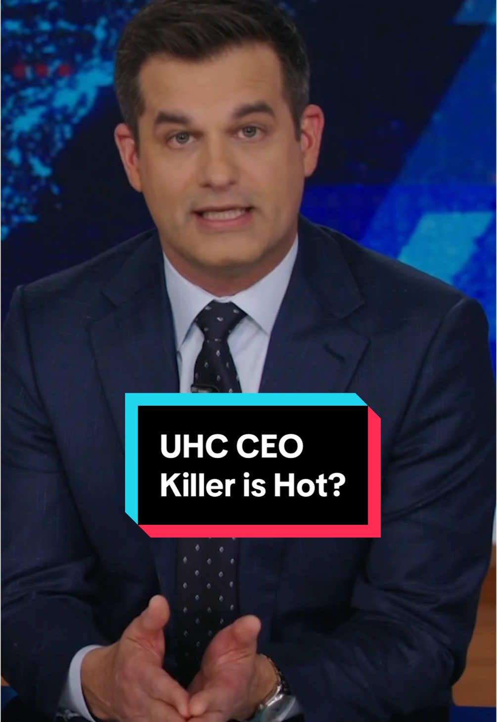 Luigi Mangione may have murdered in cold blood, but boy, he’s hot #DailyShow #UHC #LuigiMangione 