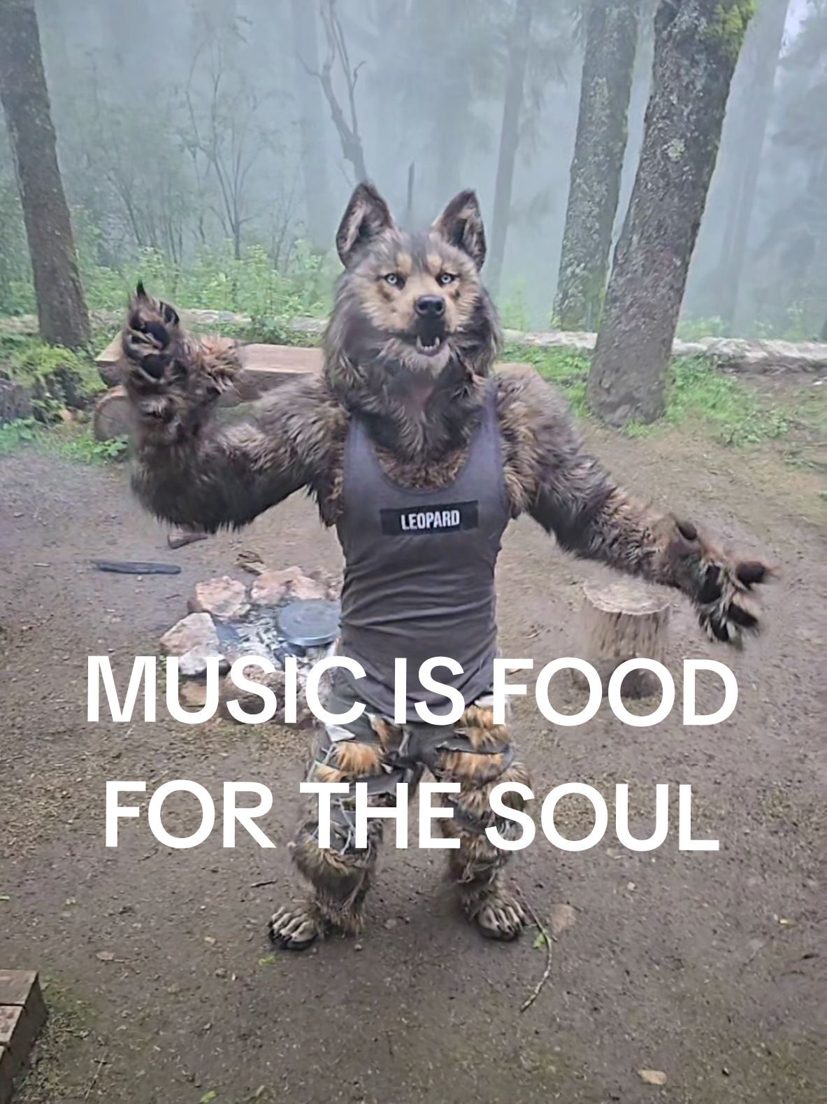 What song puts you in a good mood? #wardruna #birna #bear #music #werewolf #lycantropo #wolf #hombrelobo #nahual #bestia #creature #criatura #fantasy #cosplay  #tornjeans #lycanthrope #feral #monster #music #lycan #wolf #monster #costume #haloween  #lycanthrope #feral #warwick #blaidd #yugo #jacob #beast #loboferoz #gentle #paw #pawsome #joy 