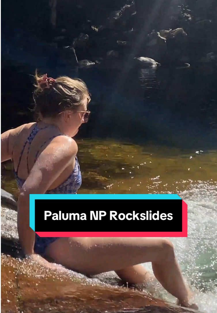 🎢 Natural rock slides = ultimate fun! Josie’s slipping and sliding her way through Paluma Range National Park 🌊 Would you try this? 👀 #RockSlides #PalumaRange #NaturalWaterslide #QueenslandAdventures #TravelTikTok #ExploreAustralia #HiddenGems #AdventureVibes #NatureEscape #CoupleTravel