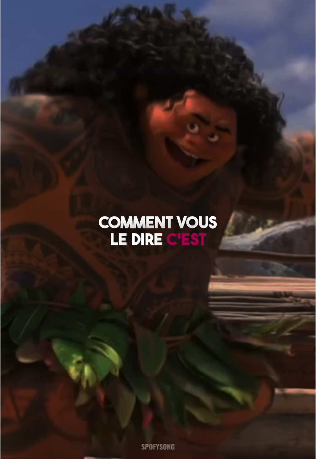 Pour vous les hommes - Vaiana | #speedsongs #speedup #vaiana #parole 