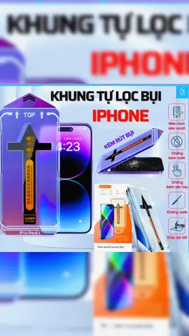 Kính Cường Lực iPhone 16 ProMax 15Promax 14ProMax 13 ProMax X Xs Max Xr 16 15 14 13 12 11 Pro Max Magicbox Black Arrow Có Khung Tự Dán Tự Hút Bụi Có Màng Bảo Vệ Loa #rew #thegioiphukien #phukiendienthoai #xh #cuongluciphone 