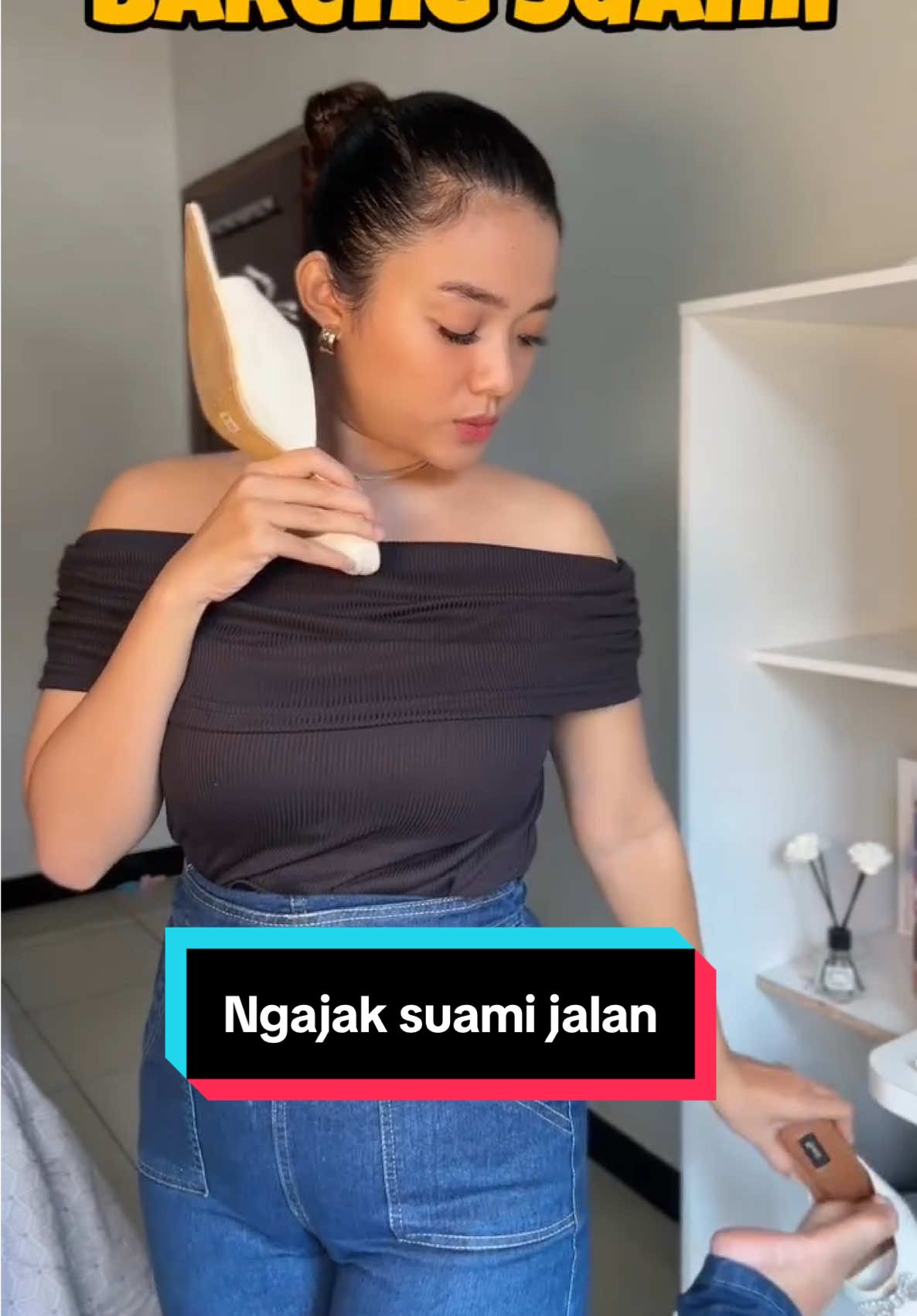 Ngajak suami pergi 😅 #pasutri 