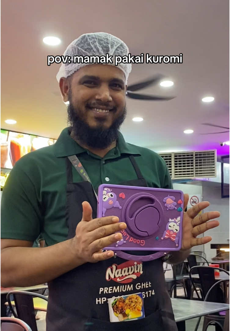 mamak got taste, semua staff pakai kuromi  #kuromi #kuromicore #mamak 