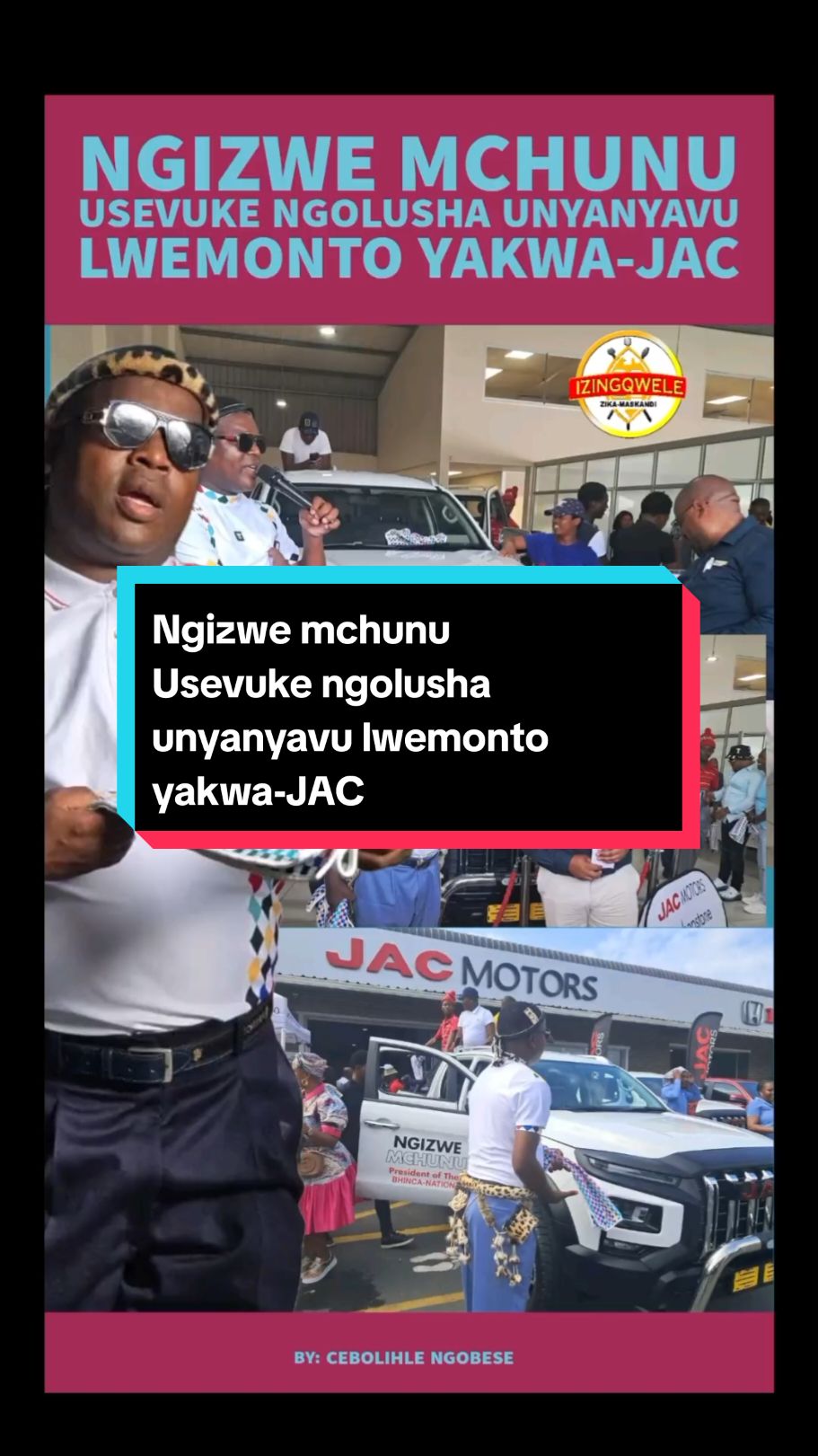 Ngizwe mchunu Usevuke ngolusha unyanyavu lwemonto yakwa-JAC《》 . . . . .   #izingqwelezikamaskanda #izingqwele  #impucuzeko  #impucuzeko2024 #impucuzekomaskandifestival #2024 #maskanditrendingsong #zulunation #maskandi #amabhinca #2024 