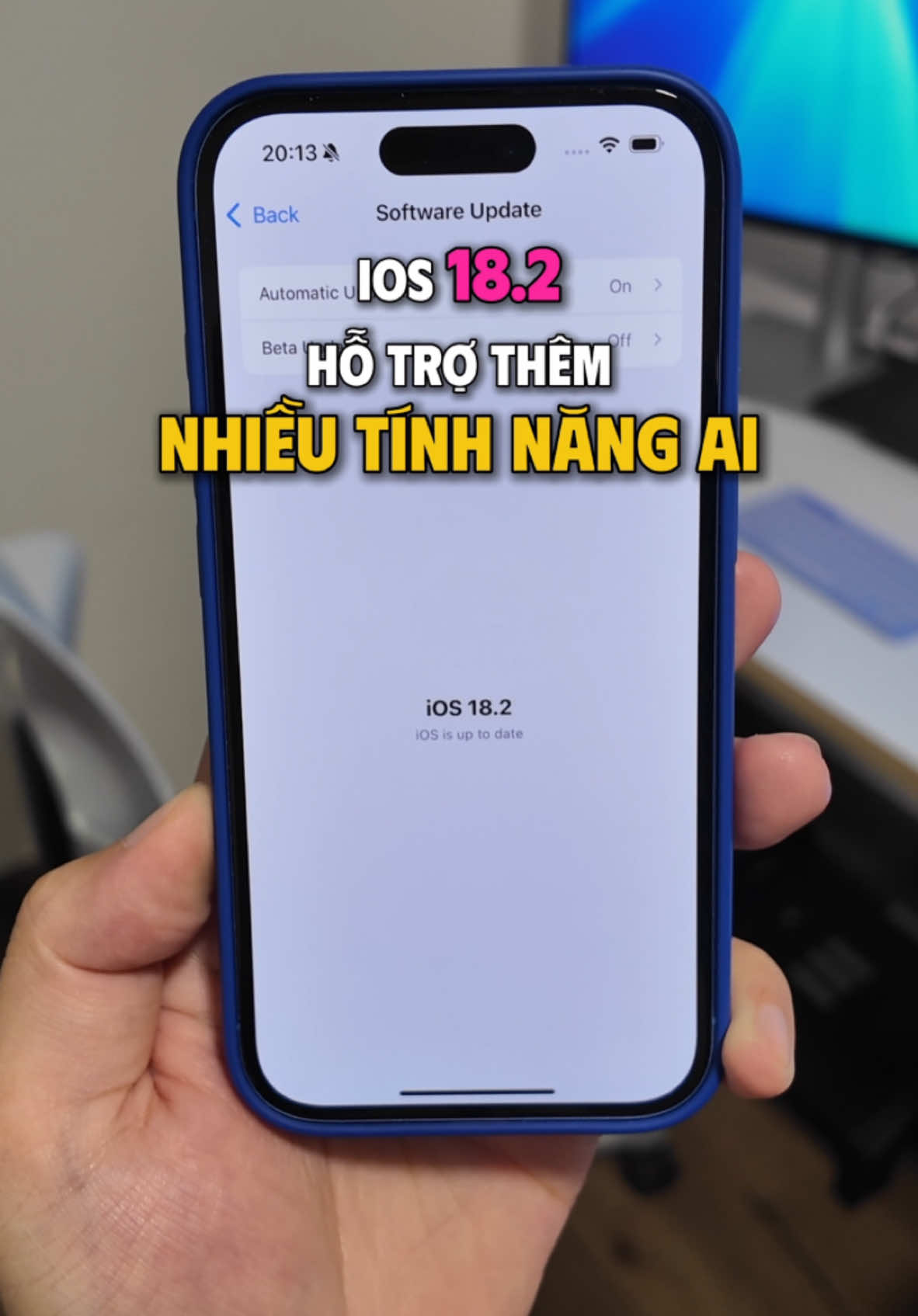 Lên iOS 18.2 là xài được bộ AI của Apple nha! #appleintelligence #AppleAI #IOS182 