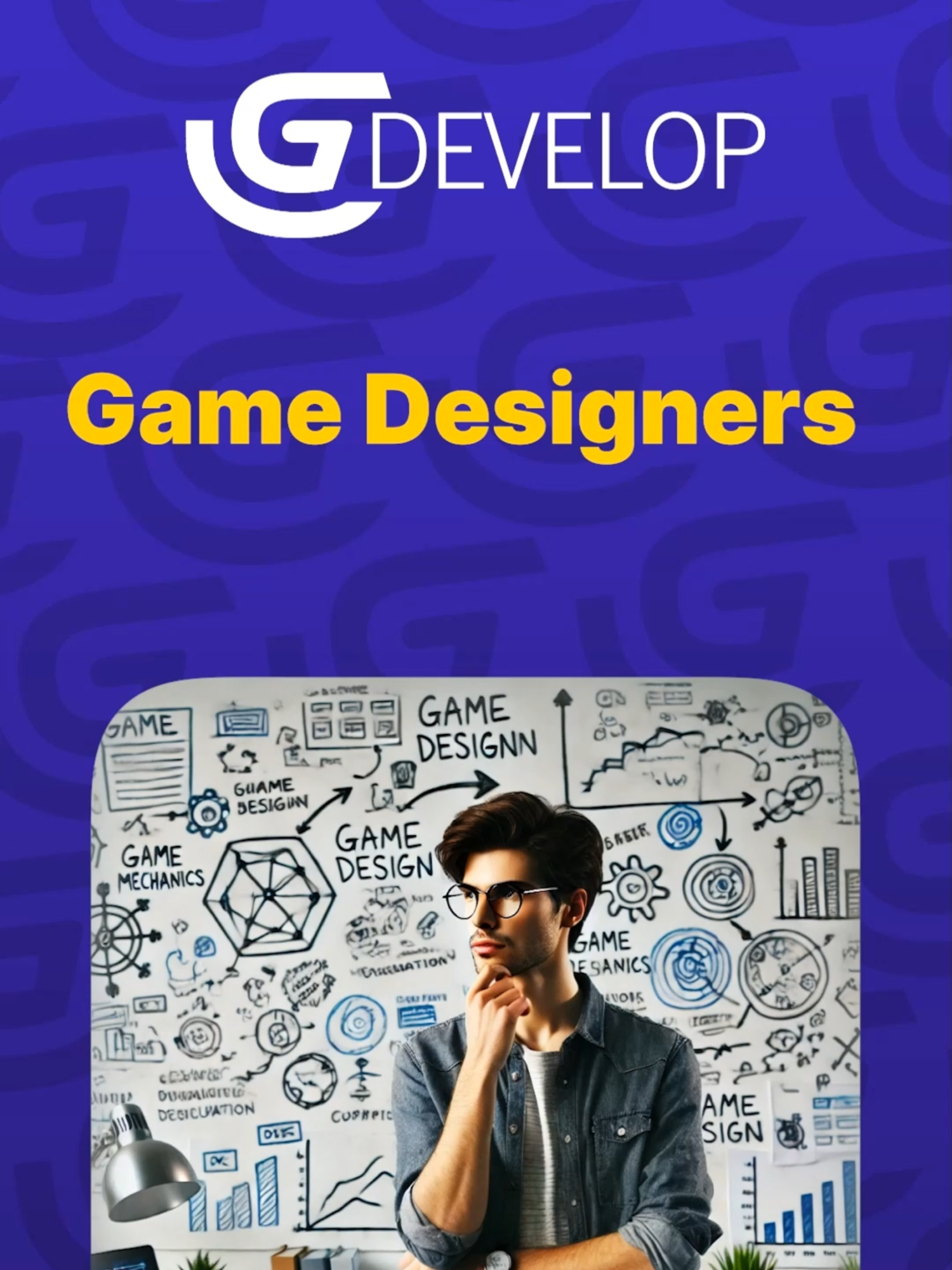 🔎 What does a Game Designer do? - They create and develop gameplay concepts, mechanics, storylines and much more!  Try #GDevelop a free, #opensource, 2D and 3D #nocode #gameengine