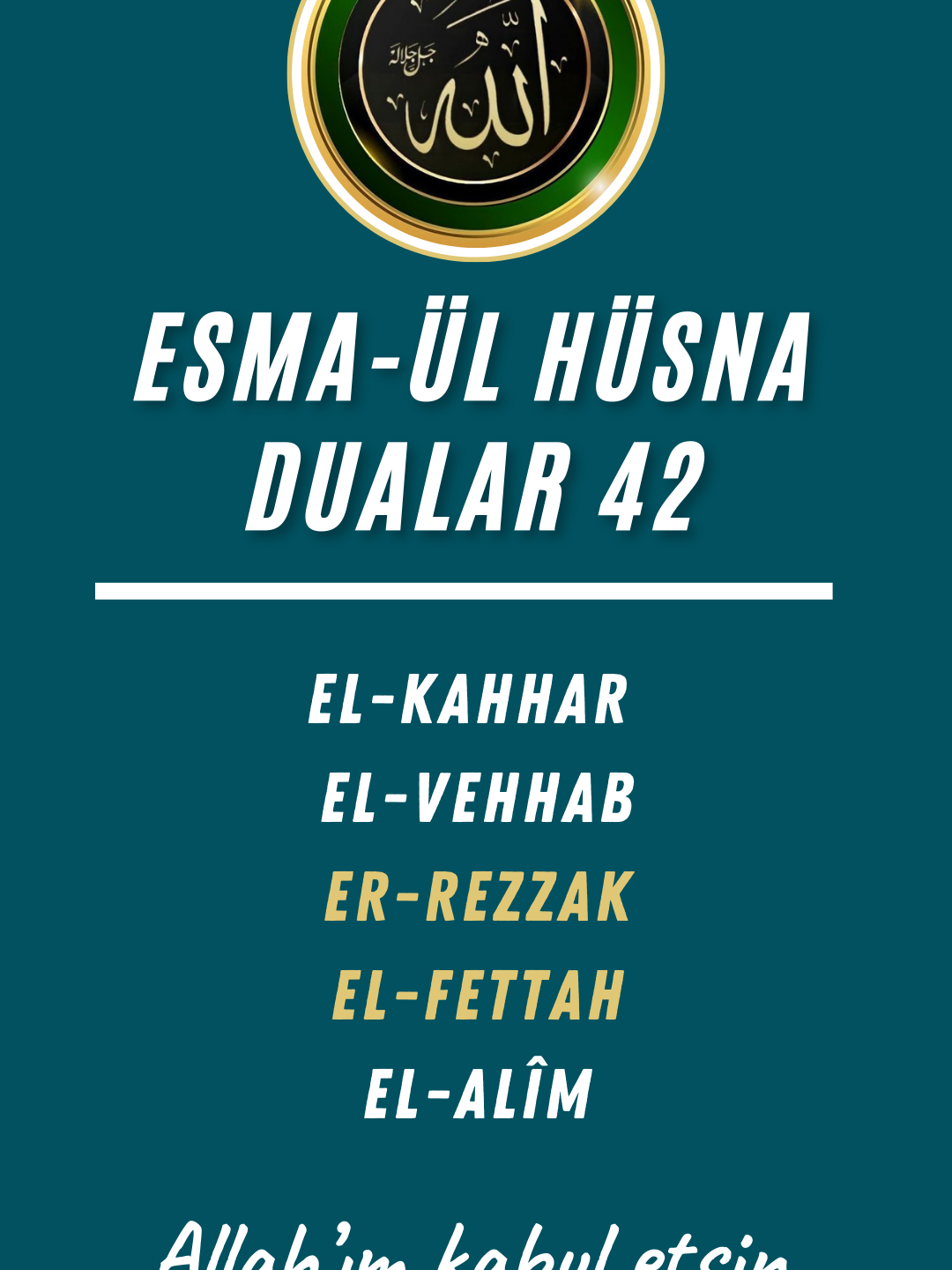 Esma-ül Hüsna Dualar 42 #duaa #duaaa #dualar #dualardabuluşalım #dualarımız #esmaülhüsna #allah #islam #islamic_video #islamicvideo #islamicpost #iman #hzmuhammedsav #dualardabuluşalıminşallah🤲🤲 #hzmuhammed #peygamberefendimiz #amin #hadis #hadisişerif