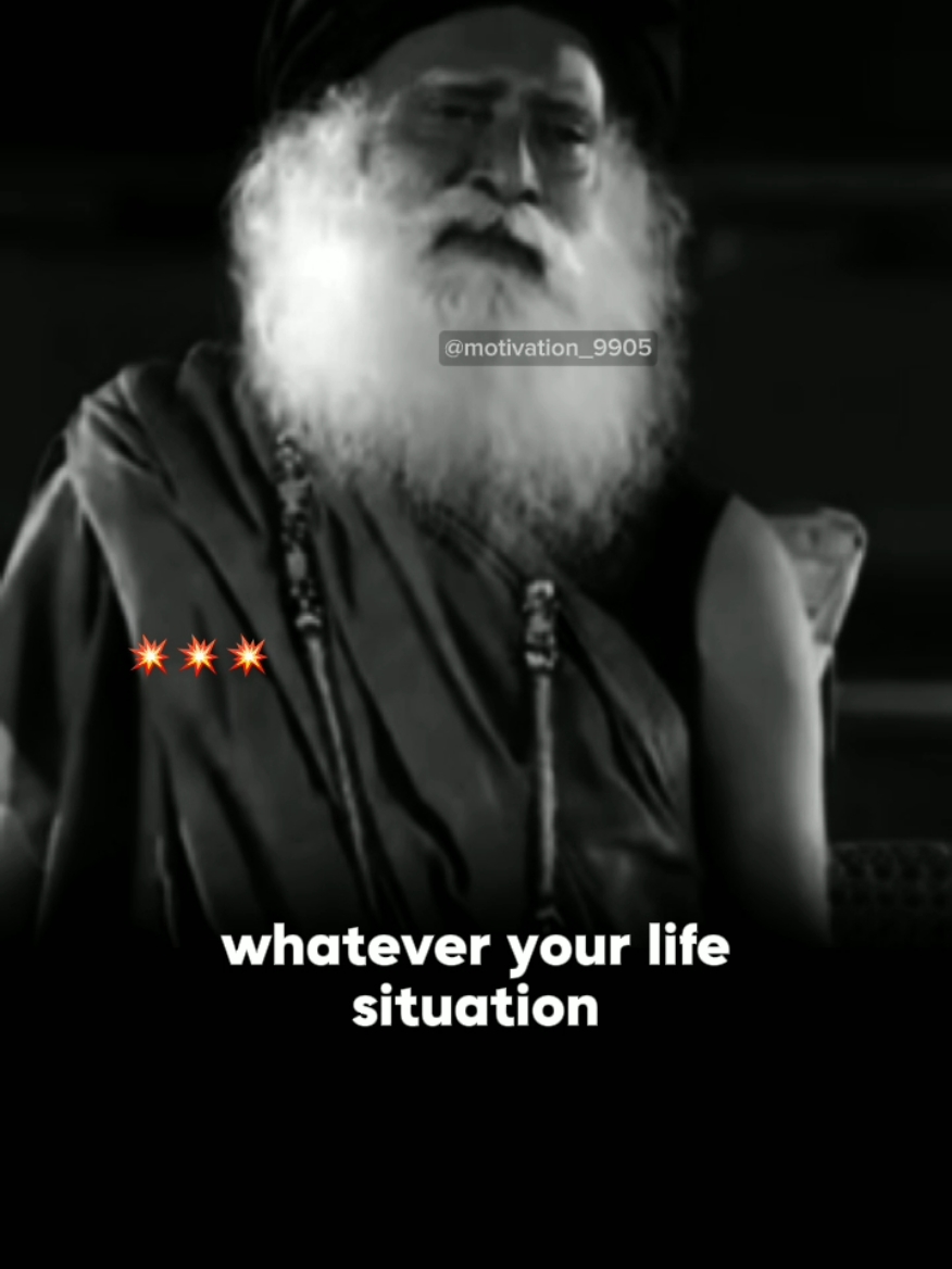 Best Motivational Speech. Life Lesson, Must Watch. credit: sadhguru #foryou #foryoupage #fyp #fypシ #viral #trending #viraltiktok #motivation_9905 #motivation #motivational #motivationalvideo #USA #foryou #unfreezemyacount 