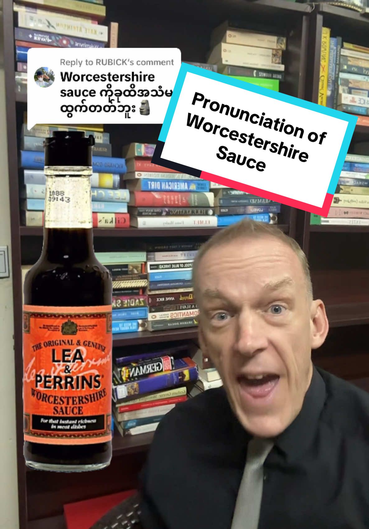 Replying to @RUBICK  Pronunciation of Worcestershire sauce #kopete #tiktokmyanmar #thankyoumyanmar #myanmartiktok🇲🇲🇲🇲 